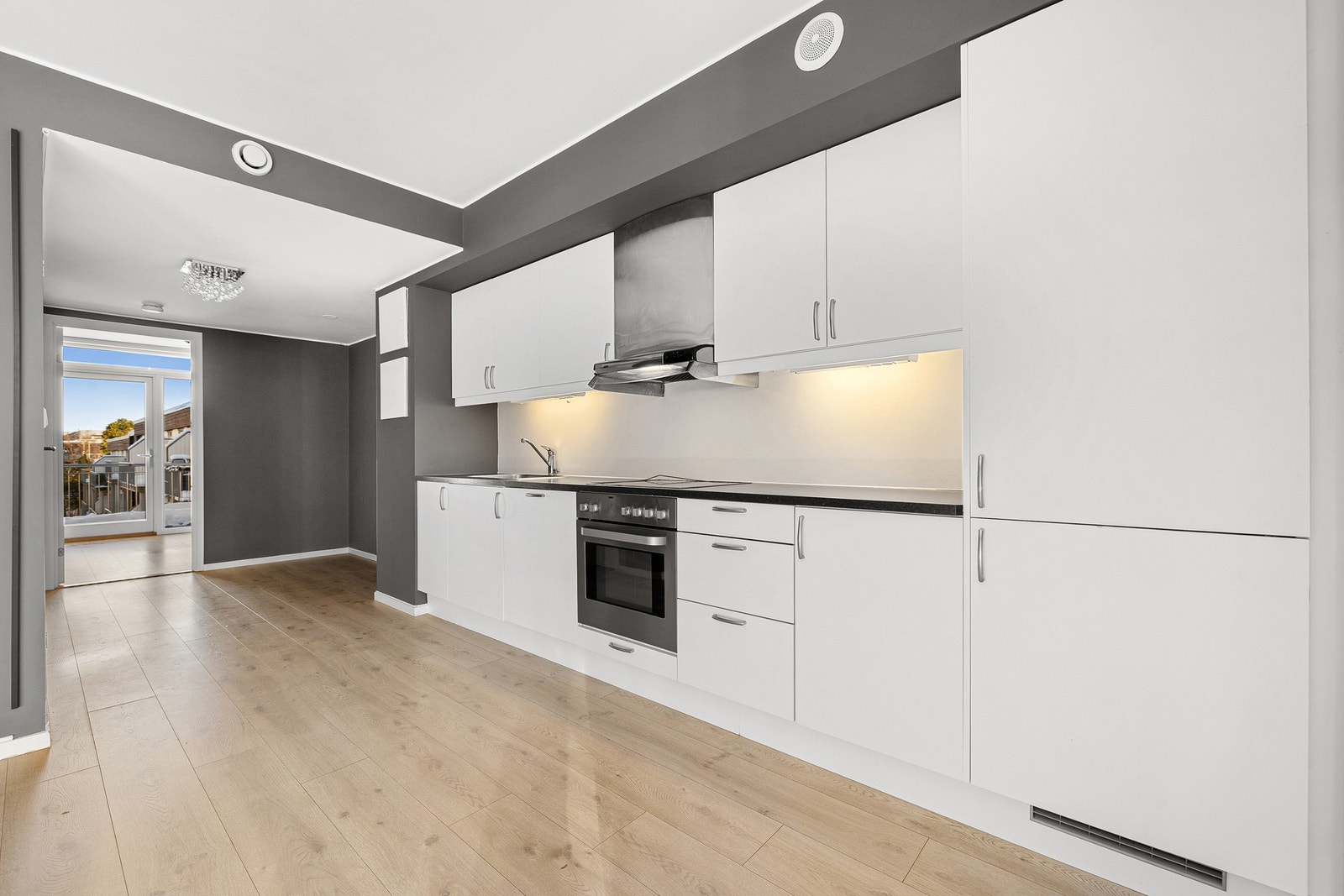 Integrerte hvitevarer følger handelen. Galleribilde