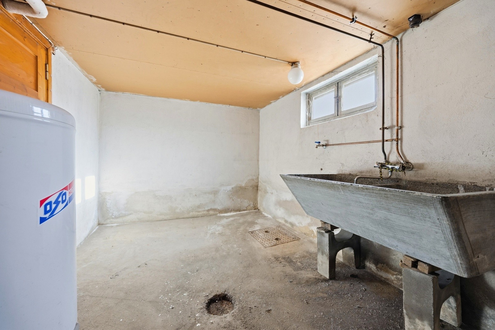 Vaskerommet er plassert i kjelleretasjen. Galleribilde