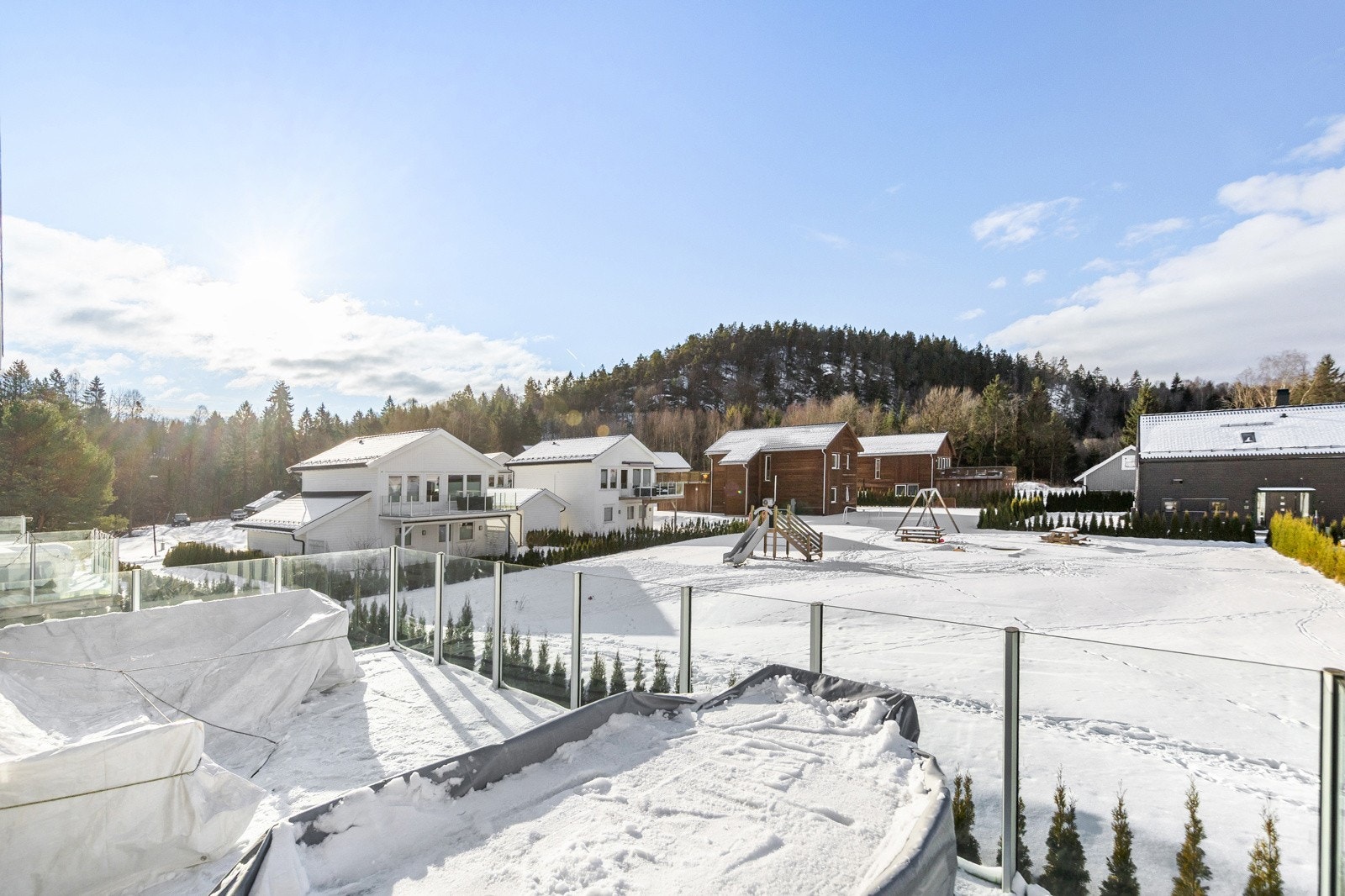 På det barnevennlige, koselige området er det lekeplass Galleribilde