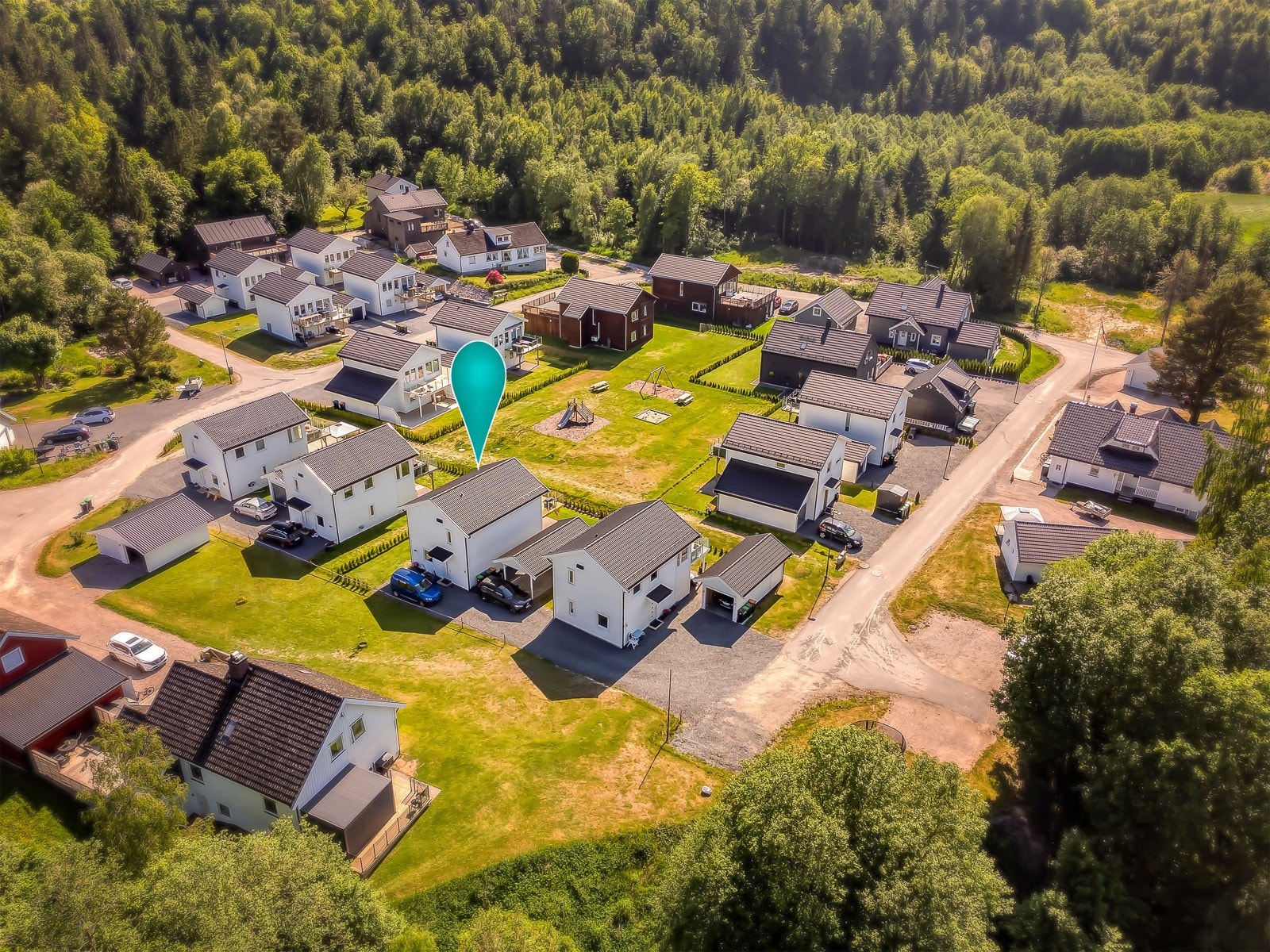 Området på sommerstid Galleribilde