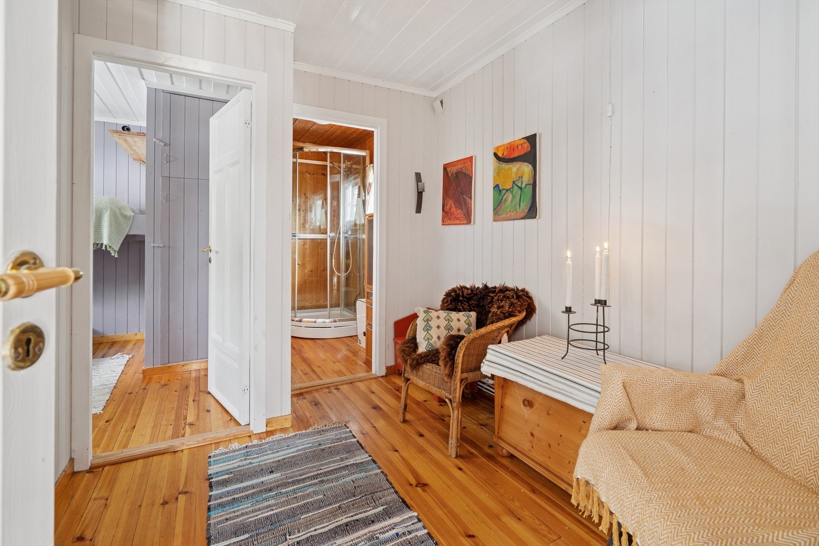 Luftig gang/ allrom mellom stuen og soverommene. Galleribilde