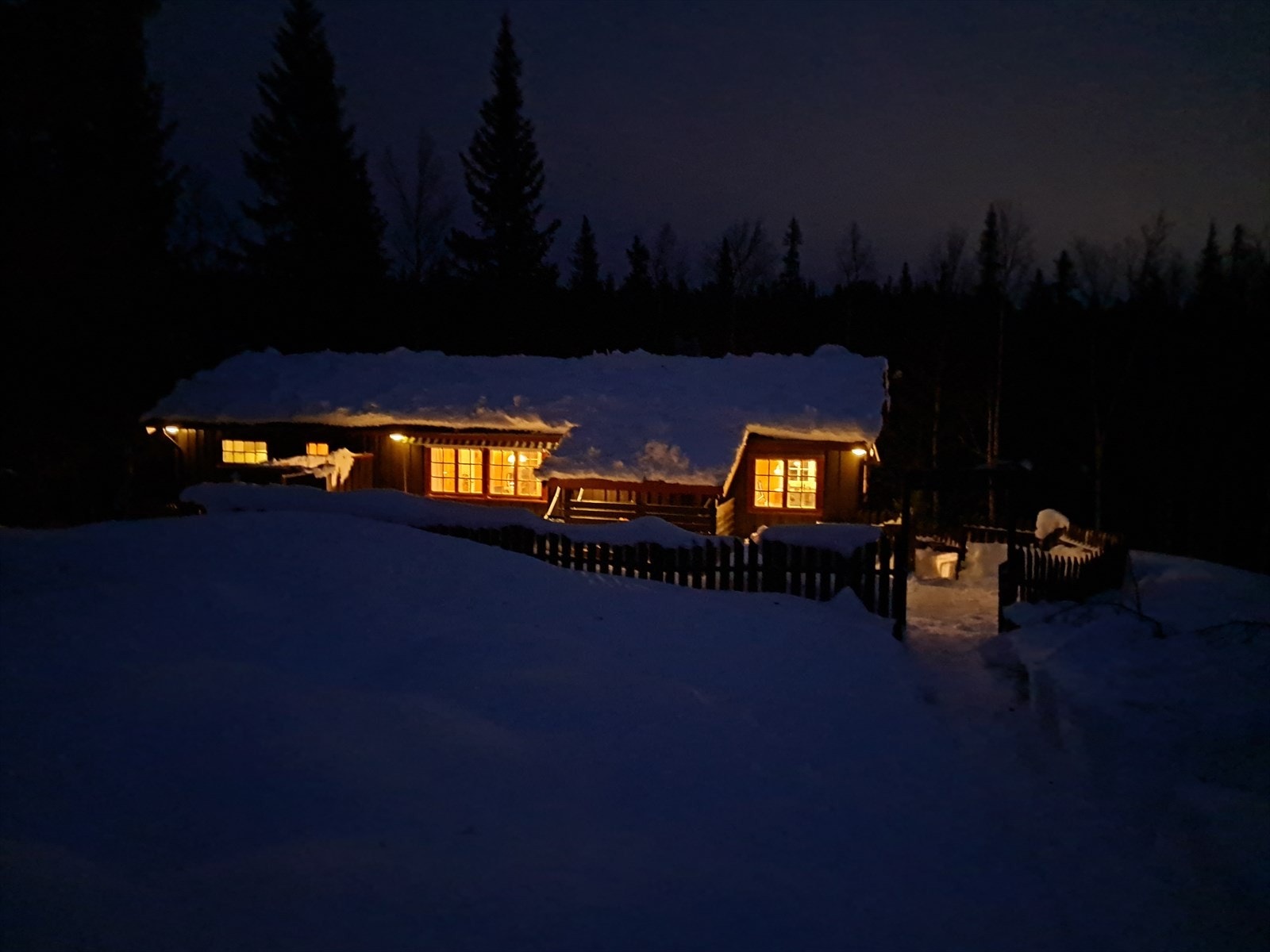 Kveldsfoto Galleribilde