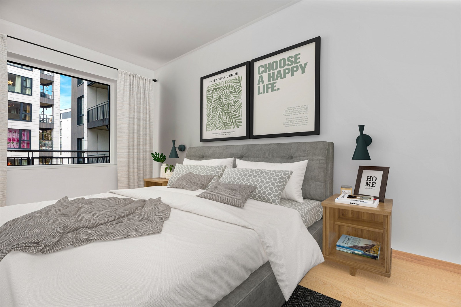 Soverommet har god plass til dobbeltseng og garderobeløsning. - Illustrasjonsbilde Galleribilde