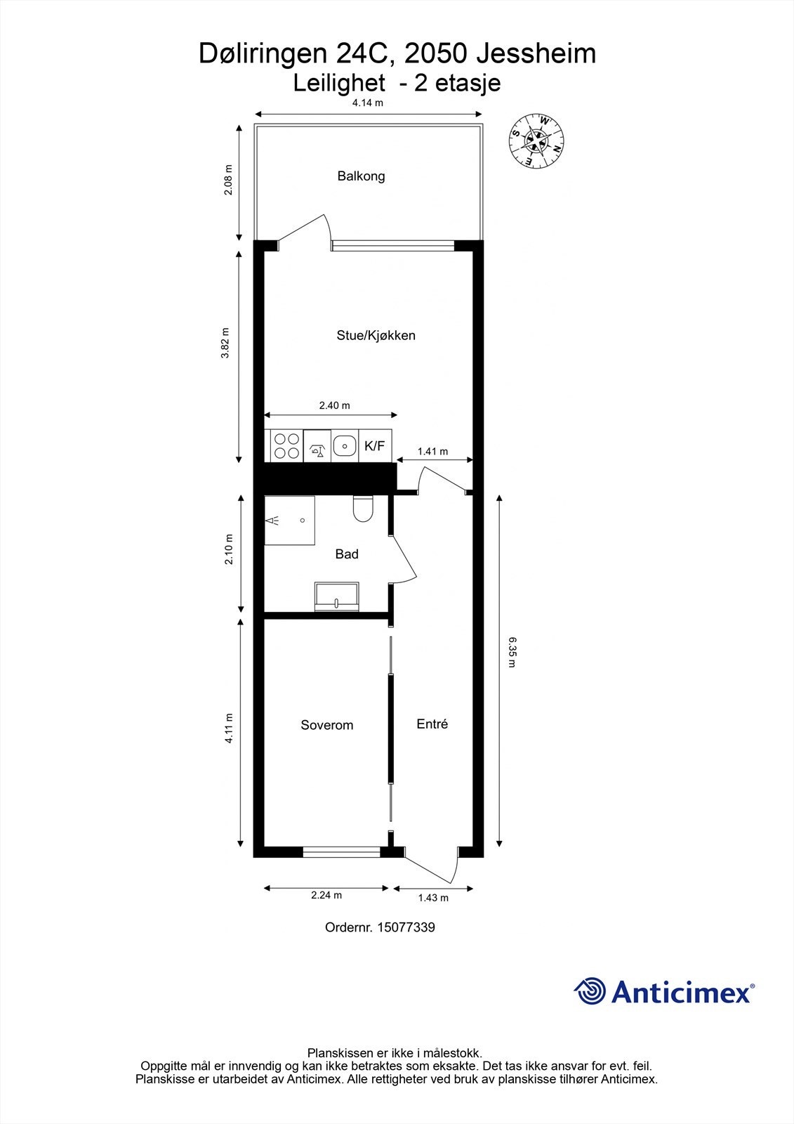 Plantegning Galleribilde