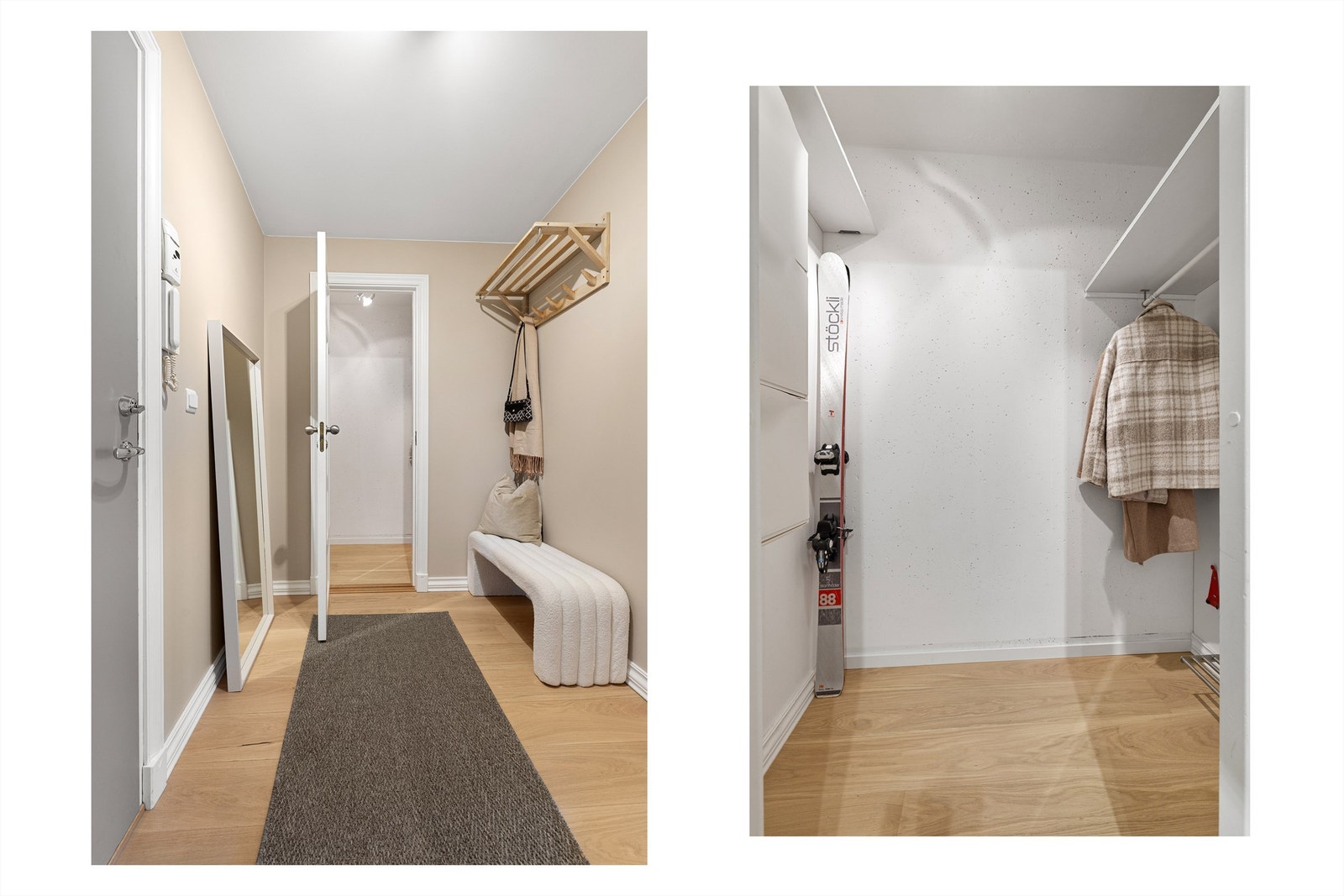 Den innvendige boden er romslig og gir fleksible oppbevaringsløsninger. Galleribilde