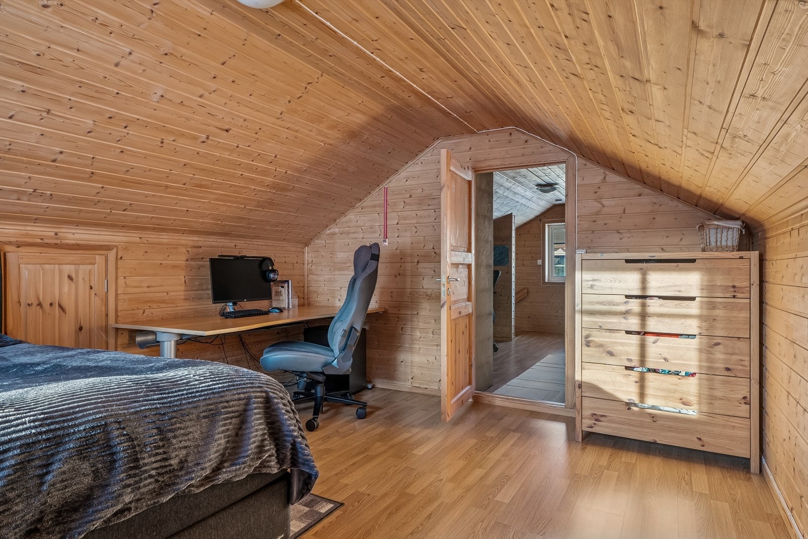 Soverom loft. Galleribilde