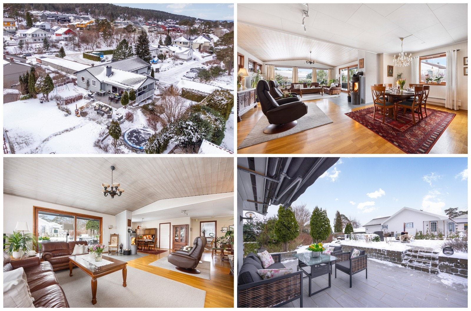 Boligen er gjennomgående oppgradert og godt vedlikeholdt, med en funksjonell planløsning som gir gode soner for samvær og privatliv. Galleribilde