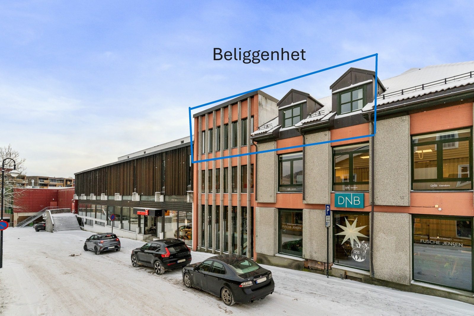 Markering av beliggenhet Galleribilde