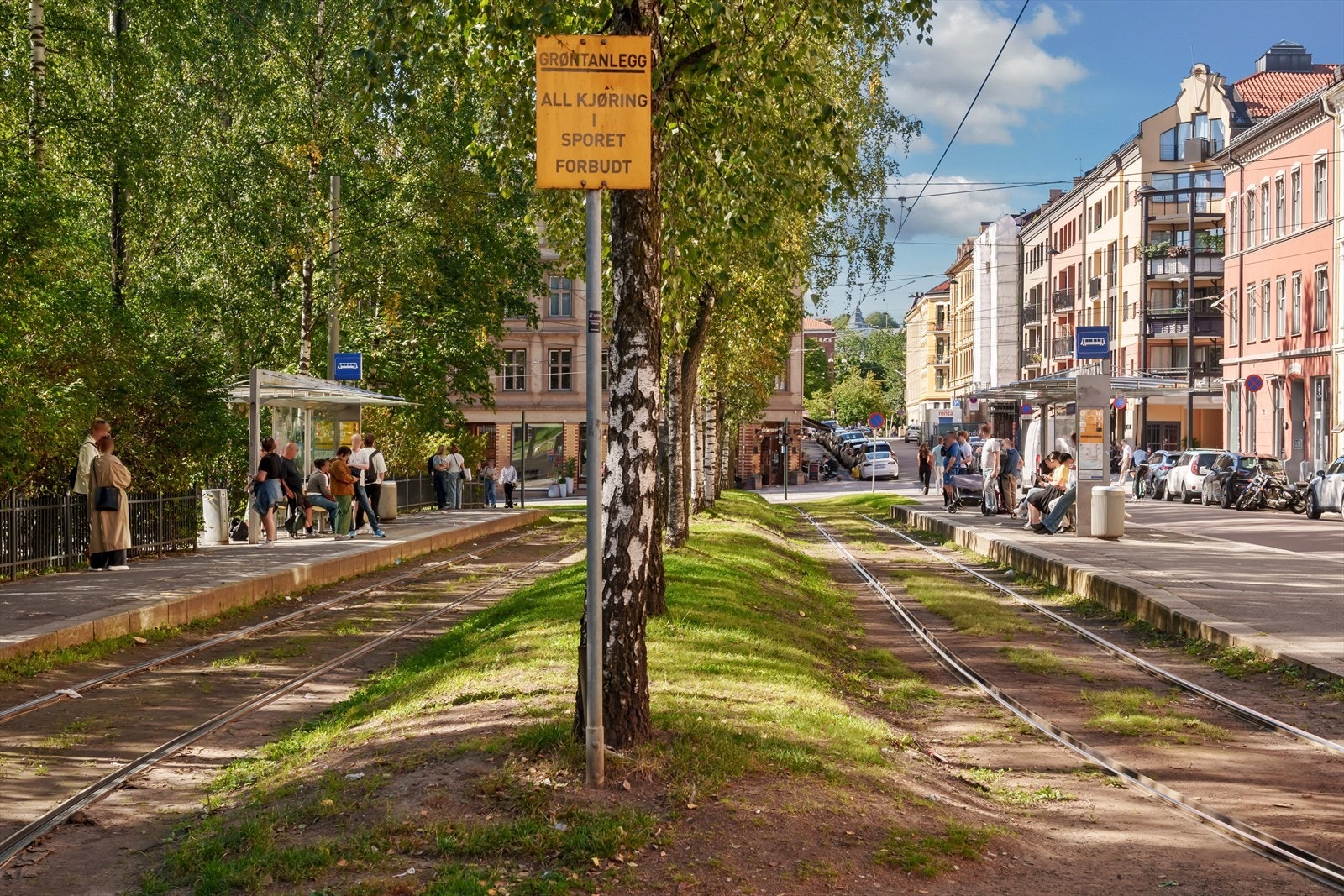 Trikkelinjer fra Birkelunden gir enkel og effektiv forbindelse til resten av byen. Galleribilde