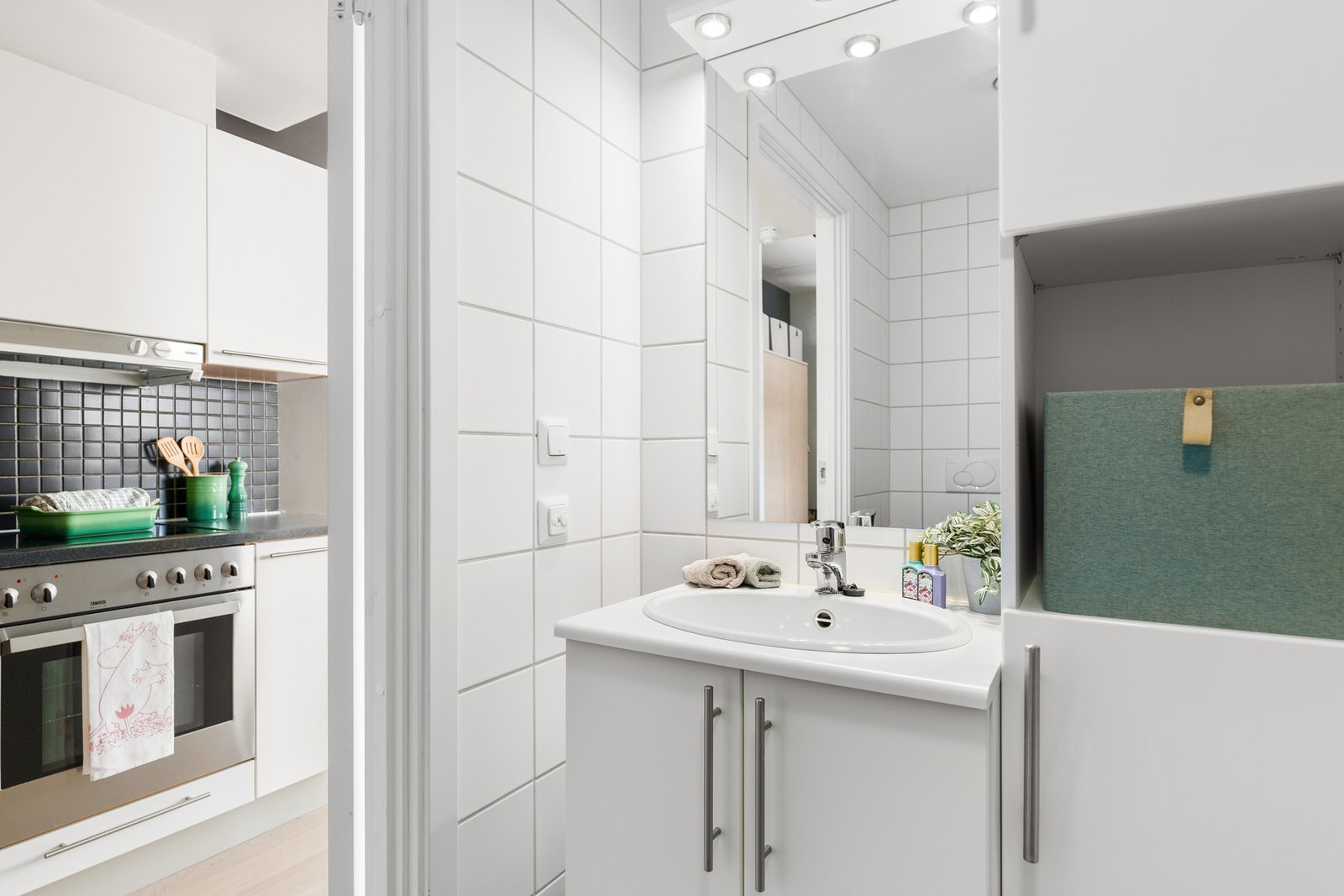 Servant i skap. Galleribilde