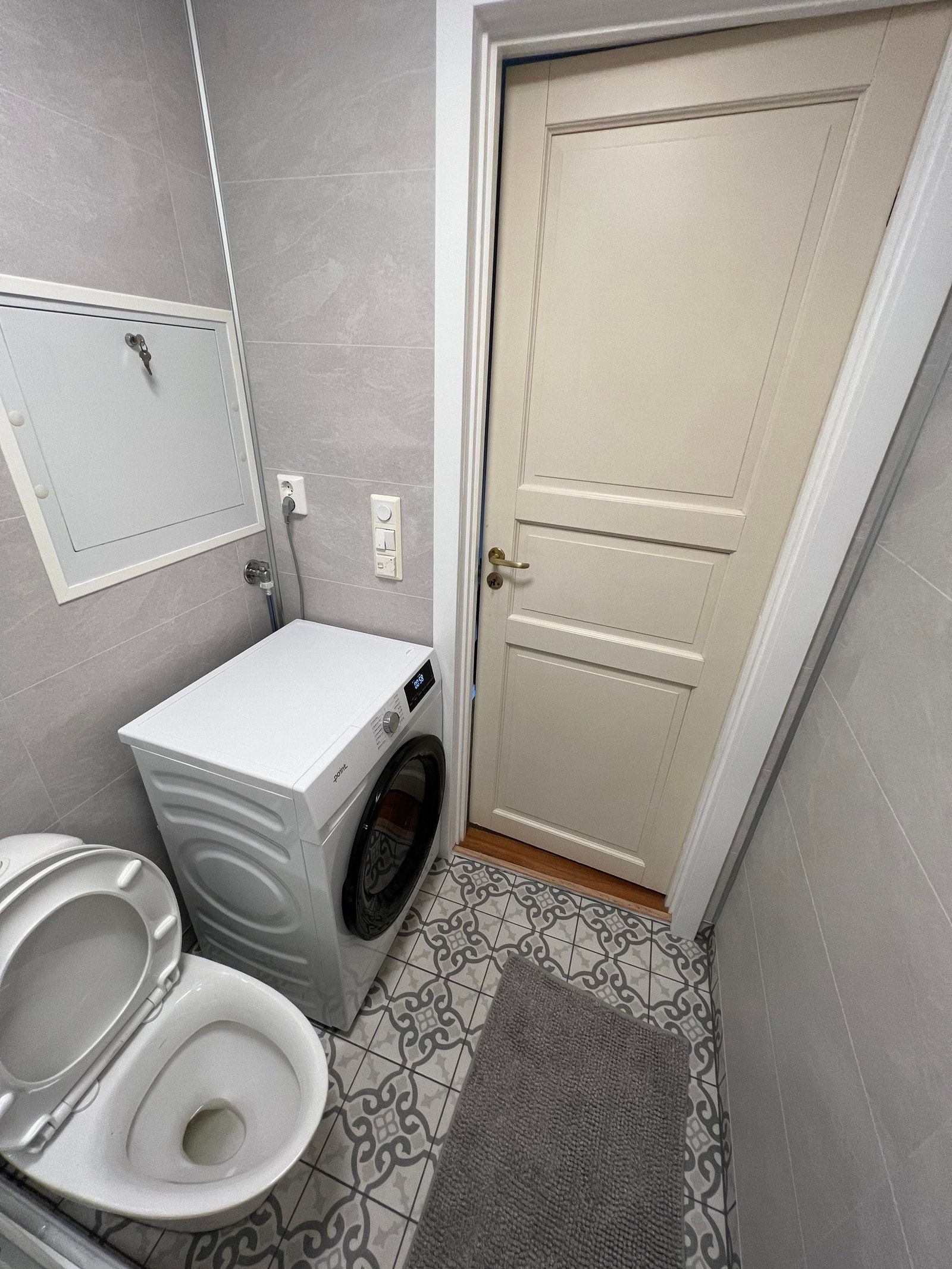 Kombinert Vaskemaskin og tørketrommel kan følge med. Galleribilde