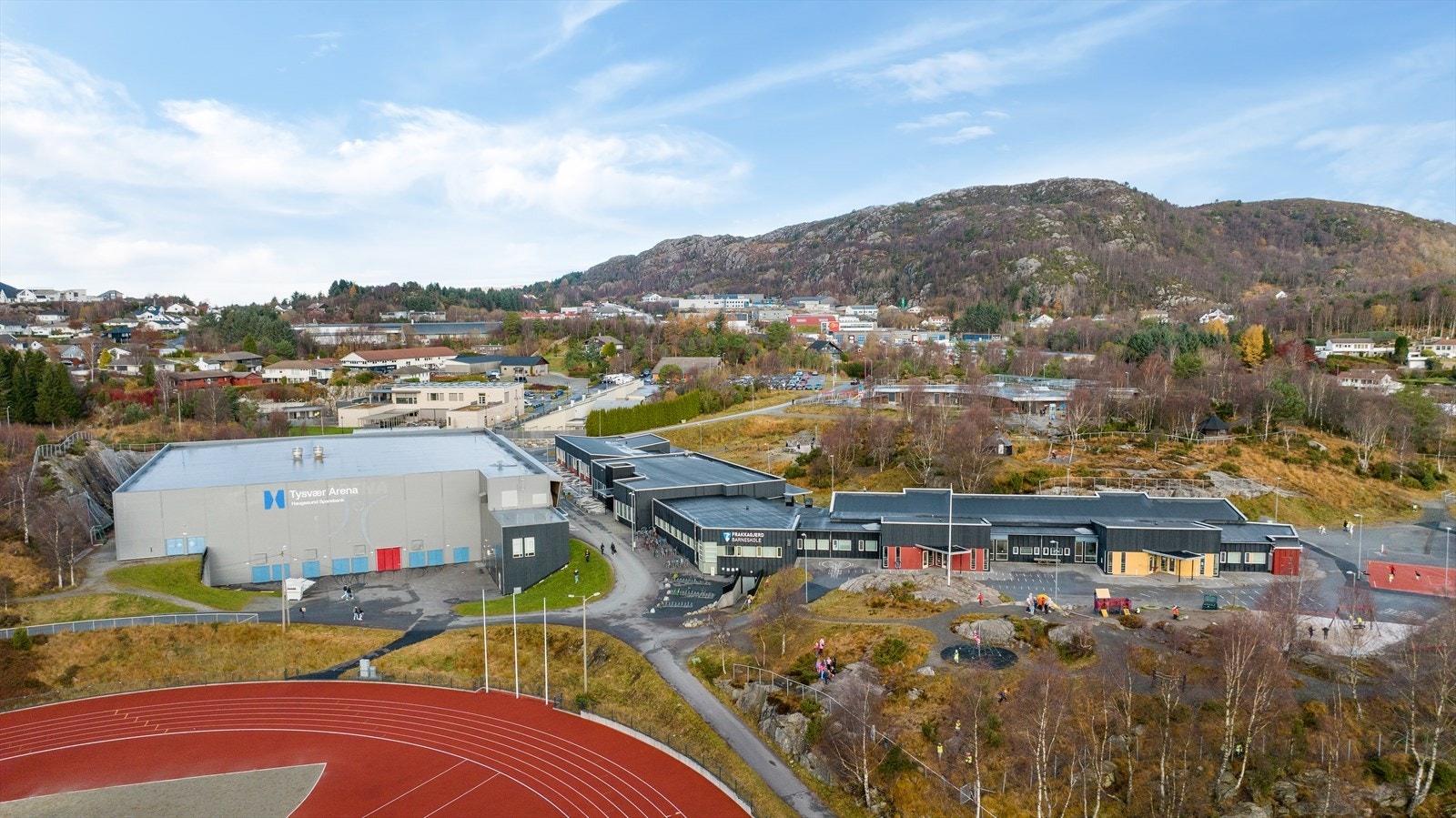 På Frakkagjerd ligger også Tysvær Arena med en rekke aktivitetstilbud og arrangementer Galleribilde