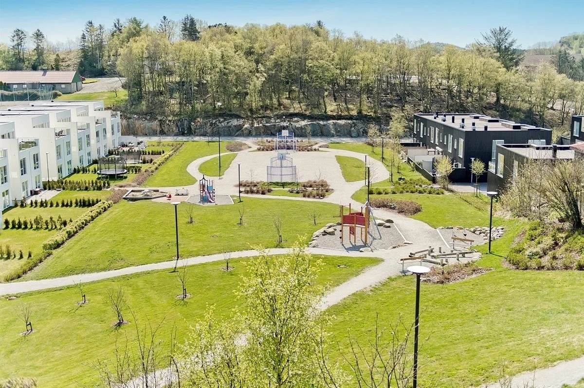 Friområde og lekeplass i nabolaget Galleribilde