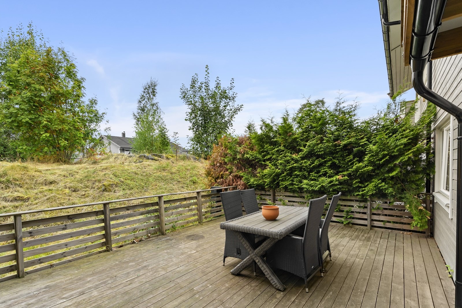 Gjennomgående leilighet med stor terrasse Galleribilde