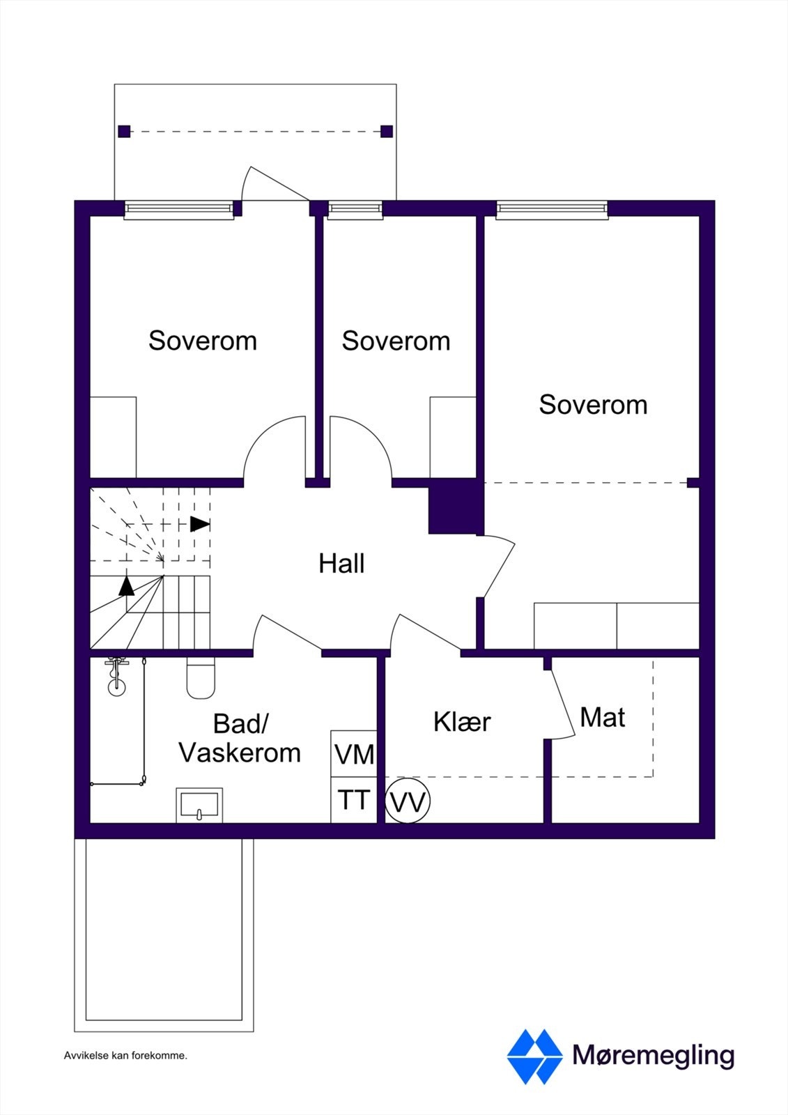 Plantegning underetasje Galleribilde