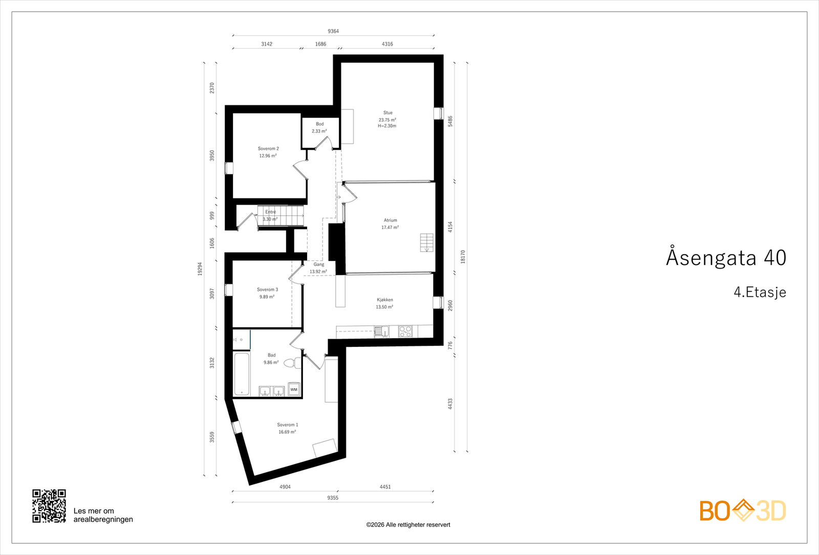 Plantegning. Galleribilde