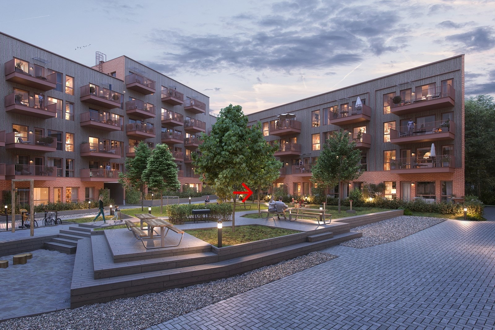 Velkommen til Vollebekk Stasjon H-104! Bildet er en illustrasjon for presentasjon av prosjektet, avvik forekommer Galleribilde