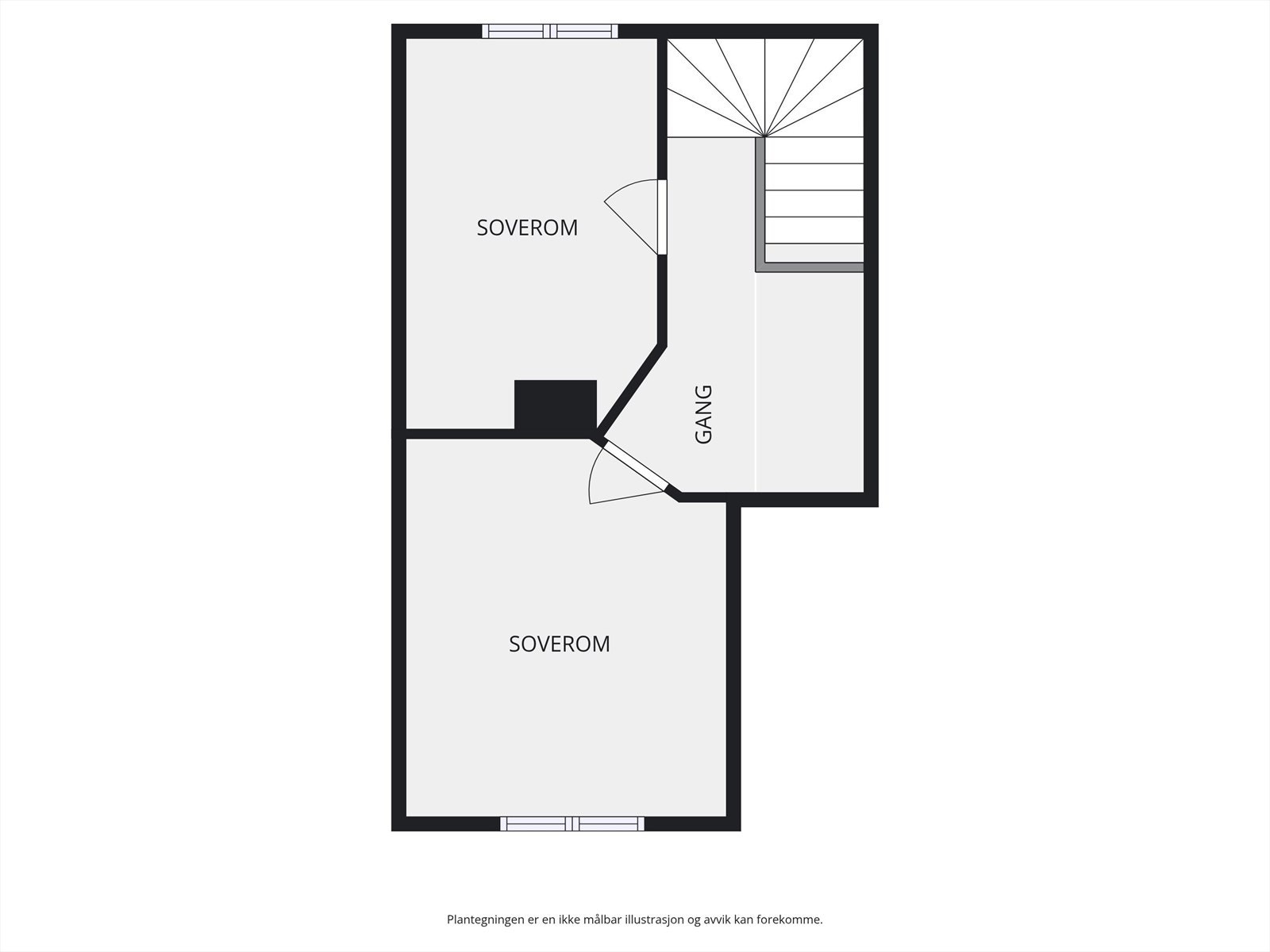 Plantegning 3. etasje. Galleribilde