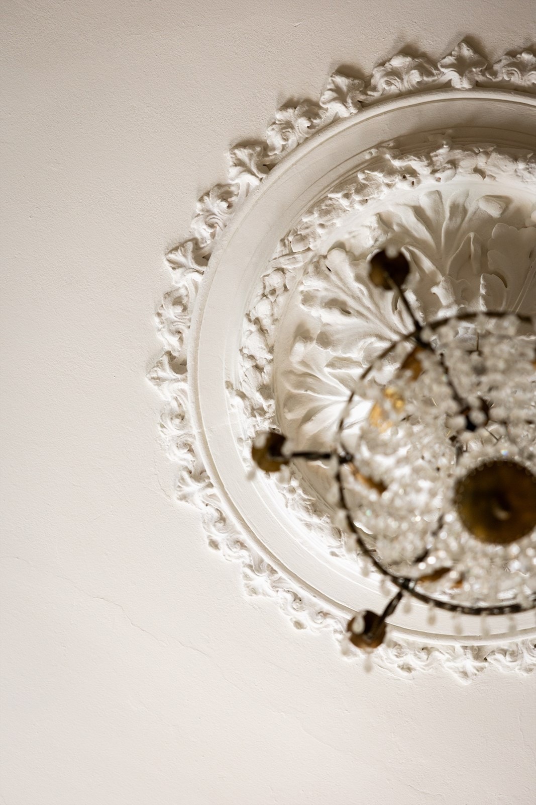 Leiligheten har vakker rosett og stukkatur. Galleribilde