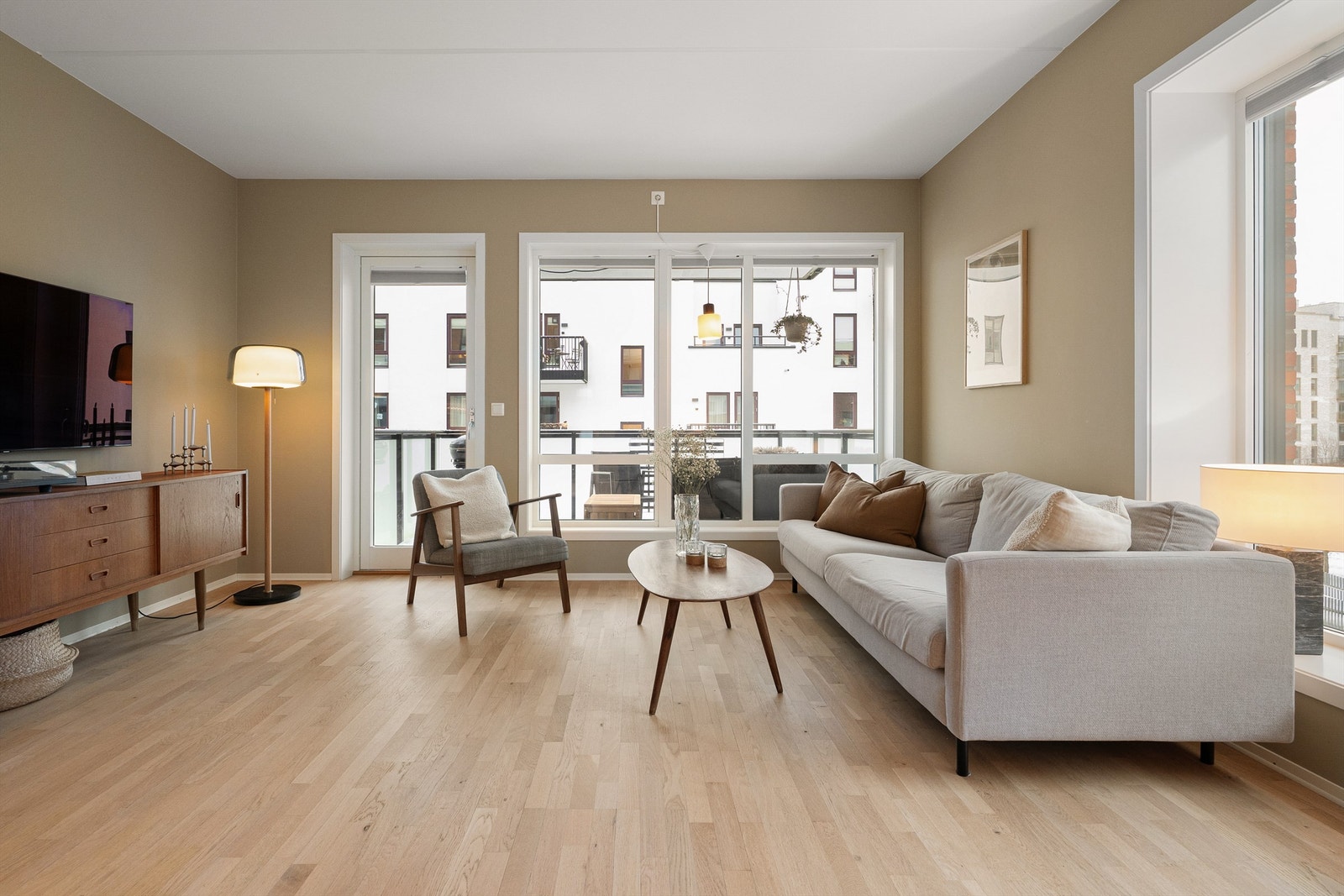 A-konto fjernvarme, samt fibernett er inkludert i felleskostnadene Galleribilde