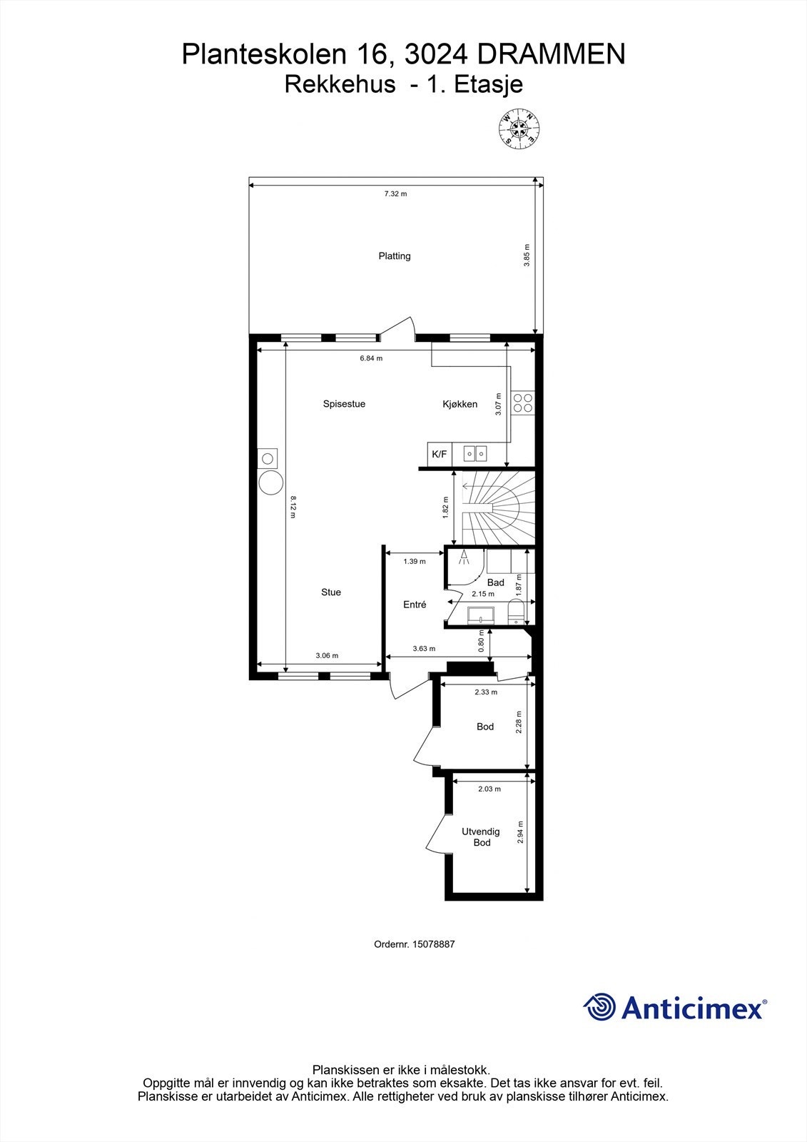 Plantegning - 1. etasje Galleribilde
