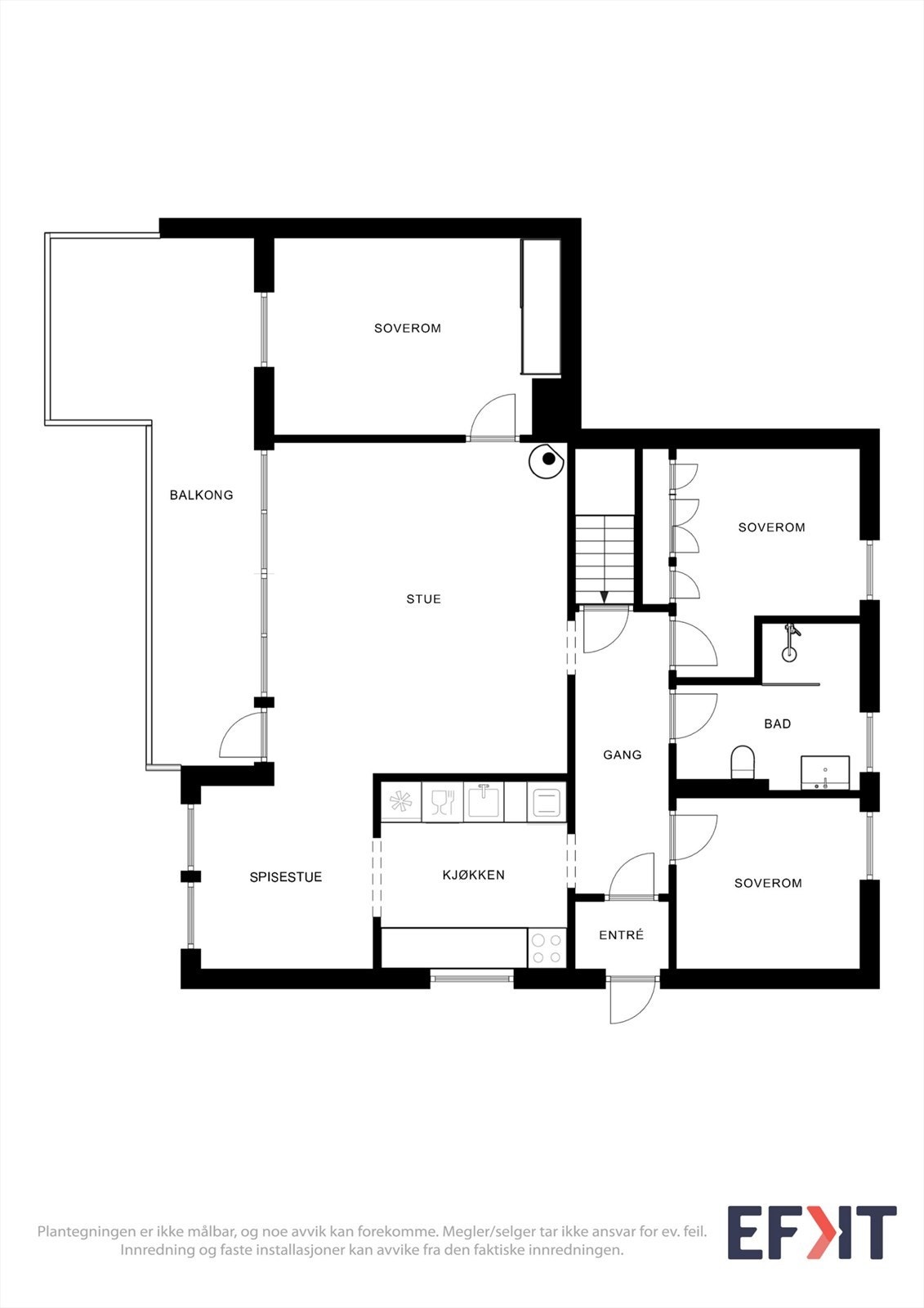 Plantegning 1. etasje. Galleribilde