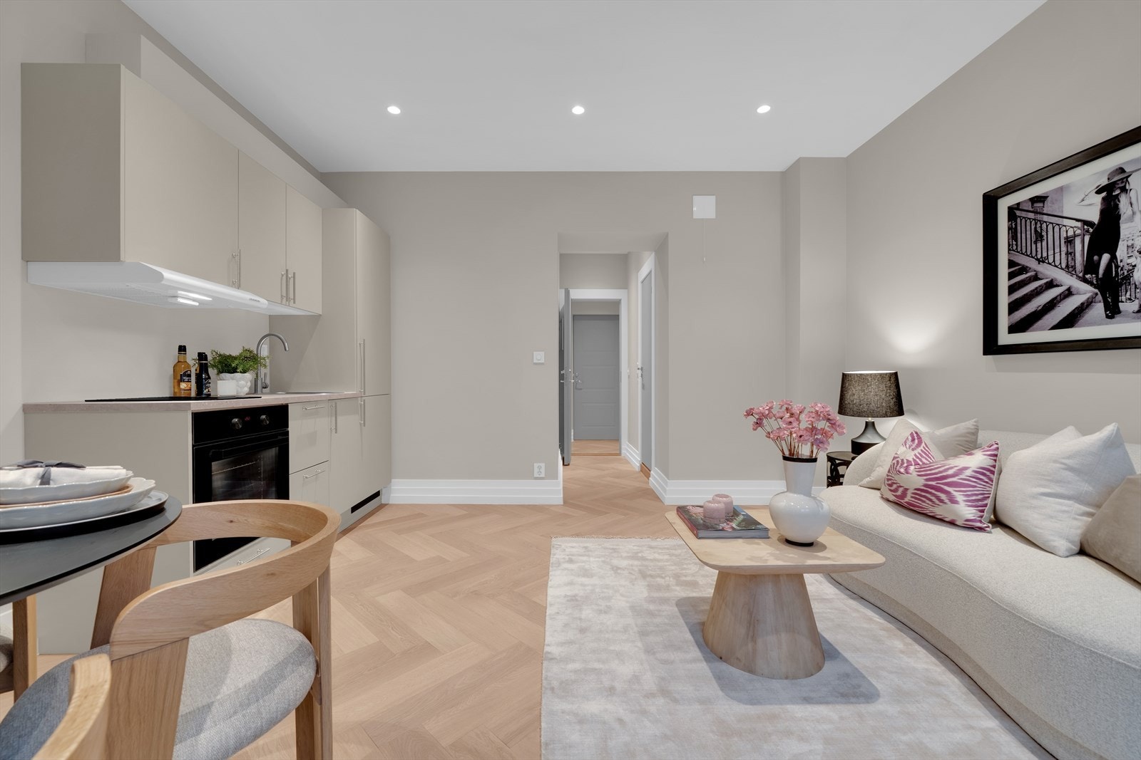 Hybel 2 stue og kjøkken Galleribilde