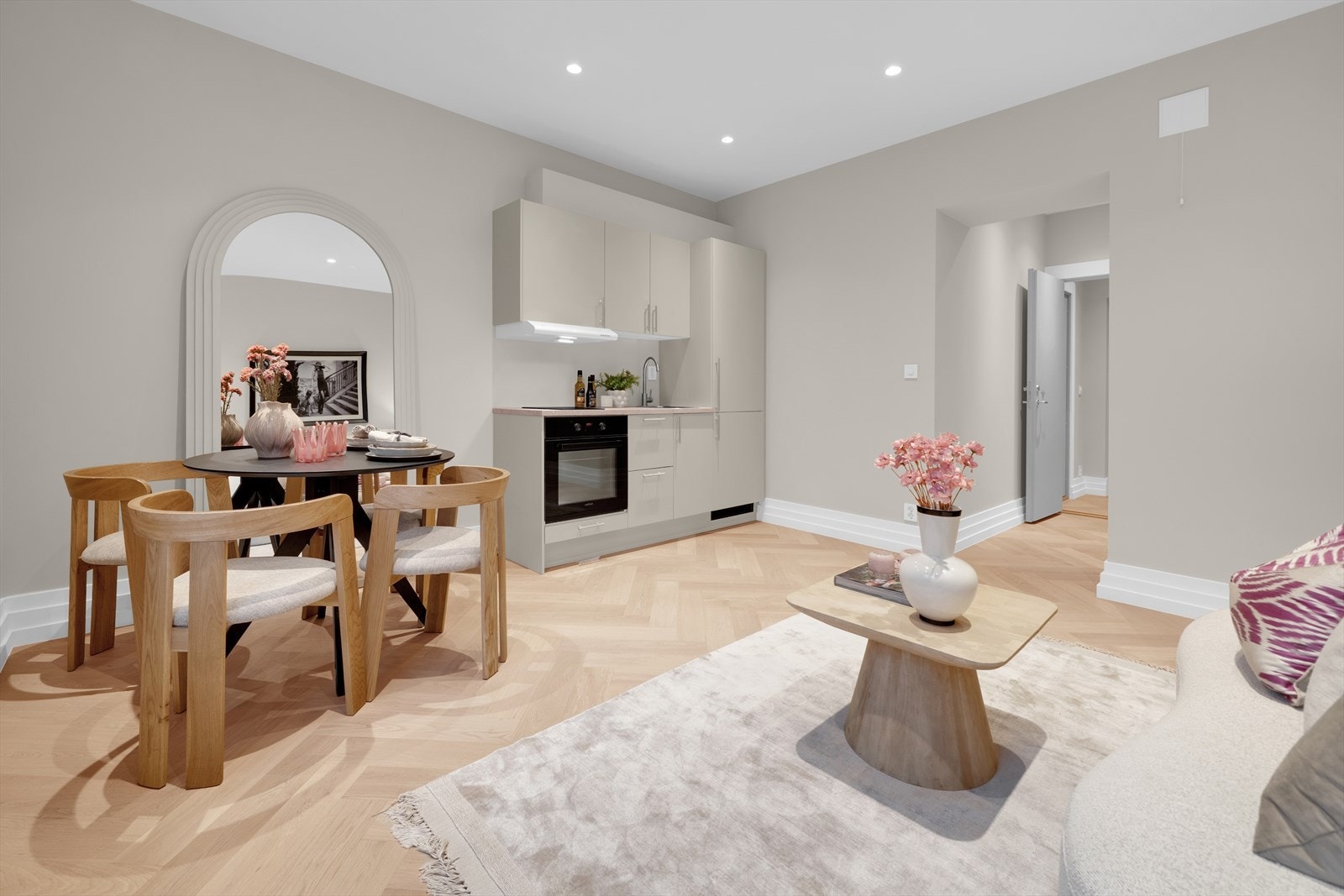 Hybel 2 stue og kjøkken Galleribilde