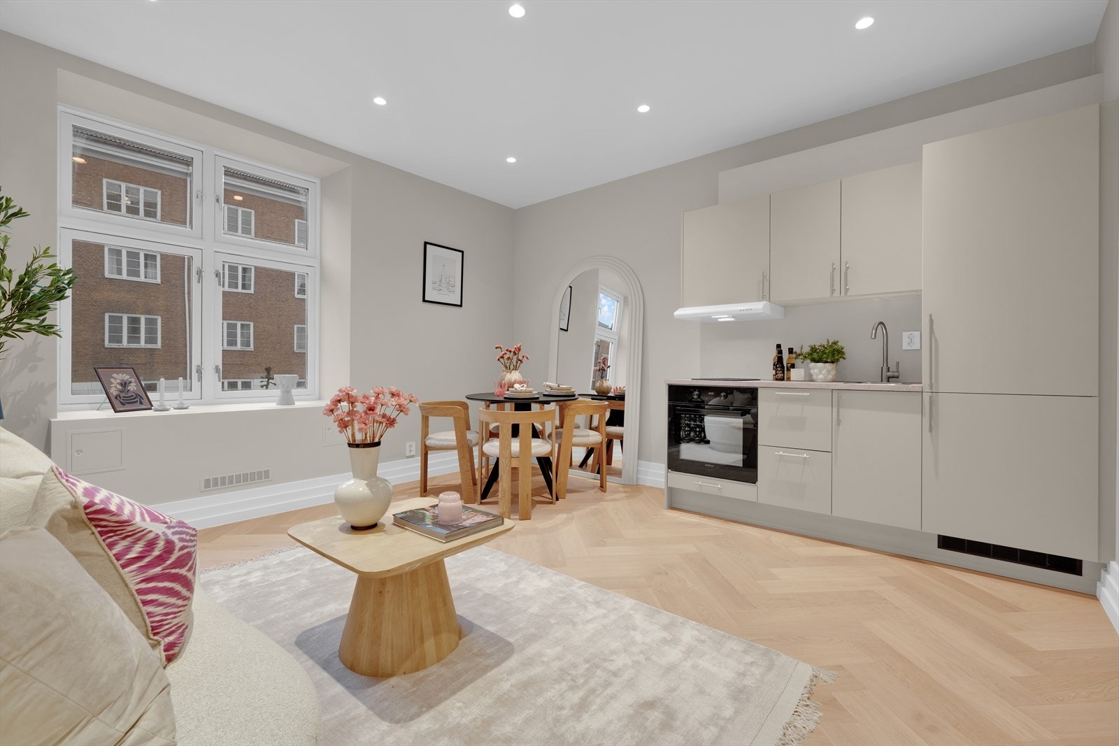 Hybel 2 stue og kjøkken Galleribilde