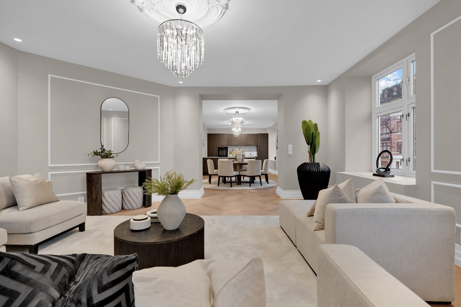 Hjørnestue, spisestue og kjøkken Galleribilde