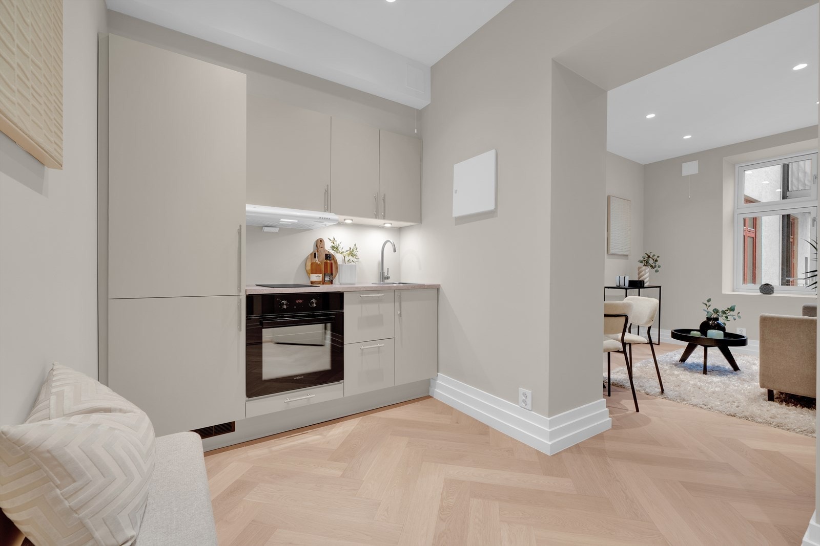 Hybel 1 kjøkken og stue Galleribilde