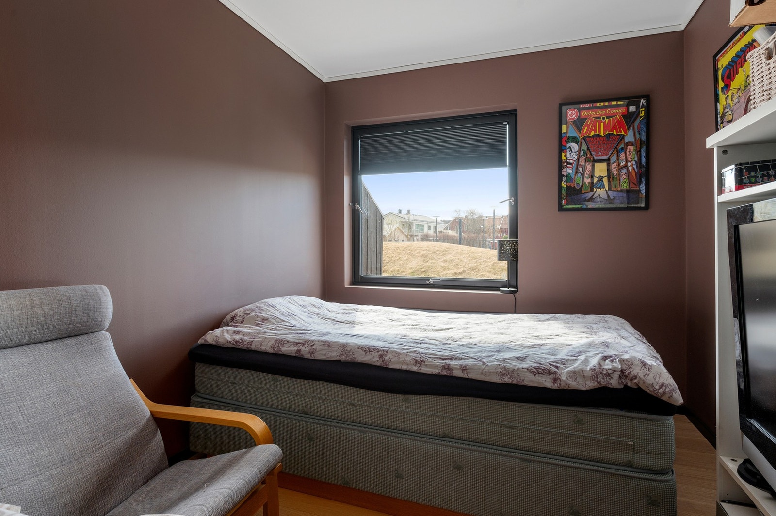 Soverom i første etasje på 7 kvm. Galleribilde