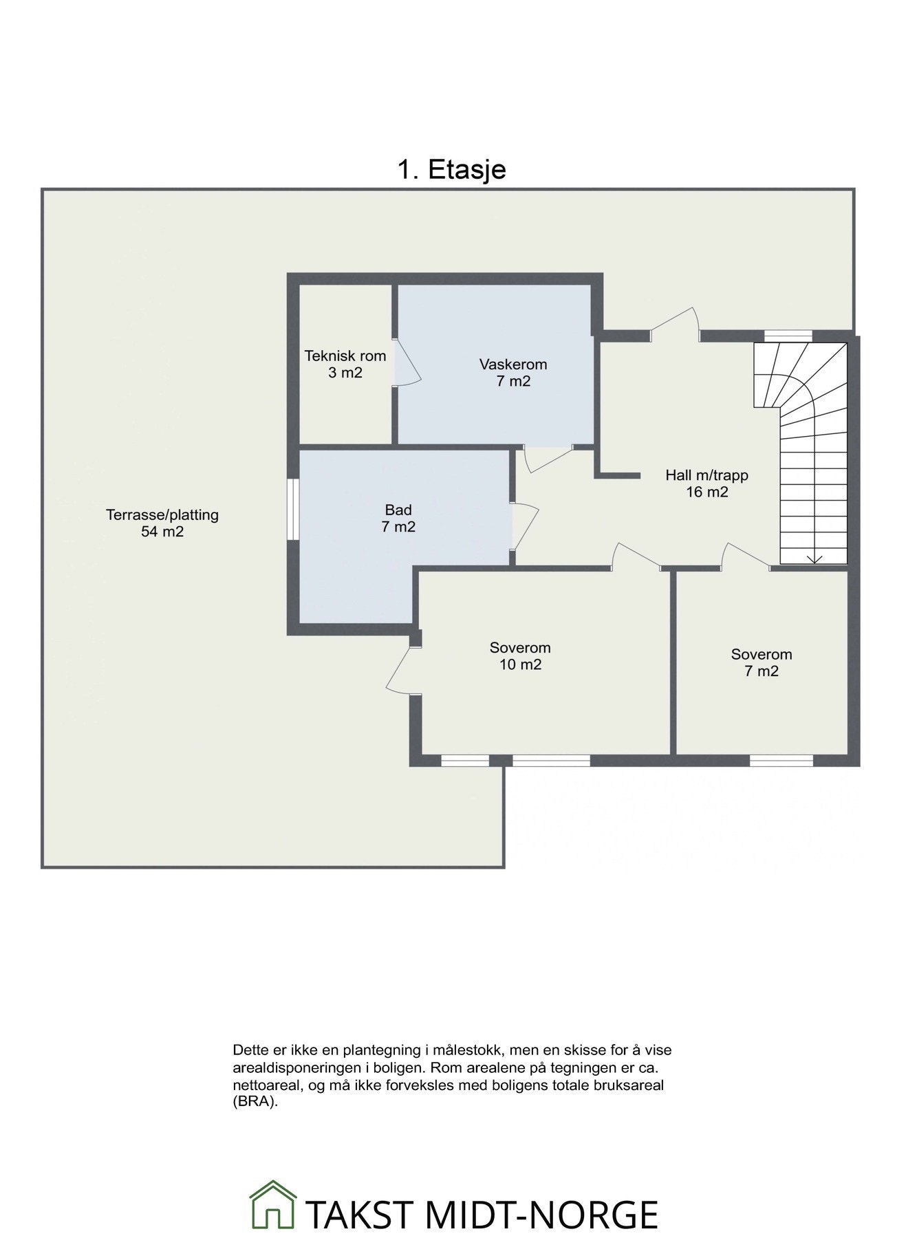 Plantegning 1.etasje. Galleribilde