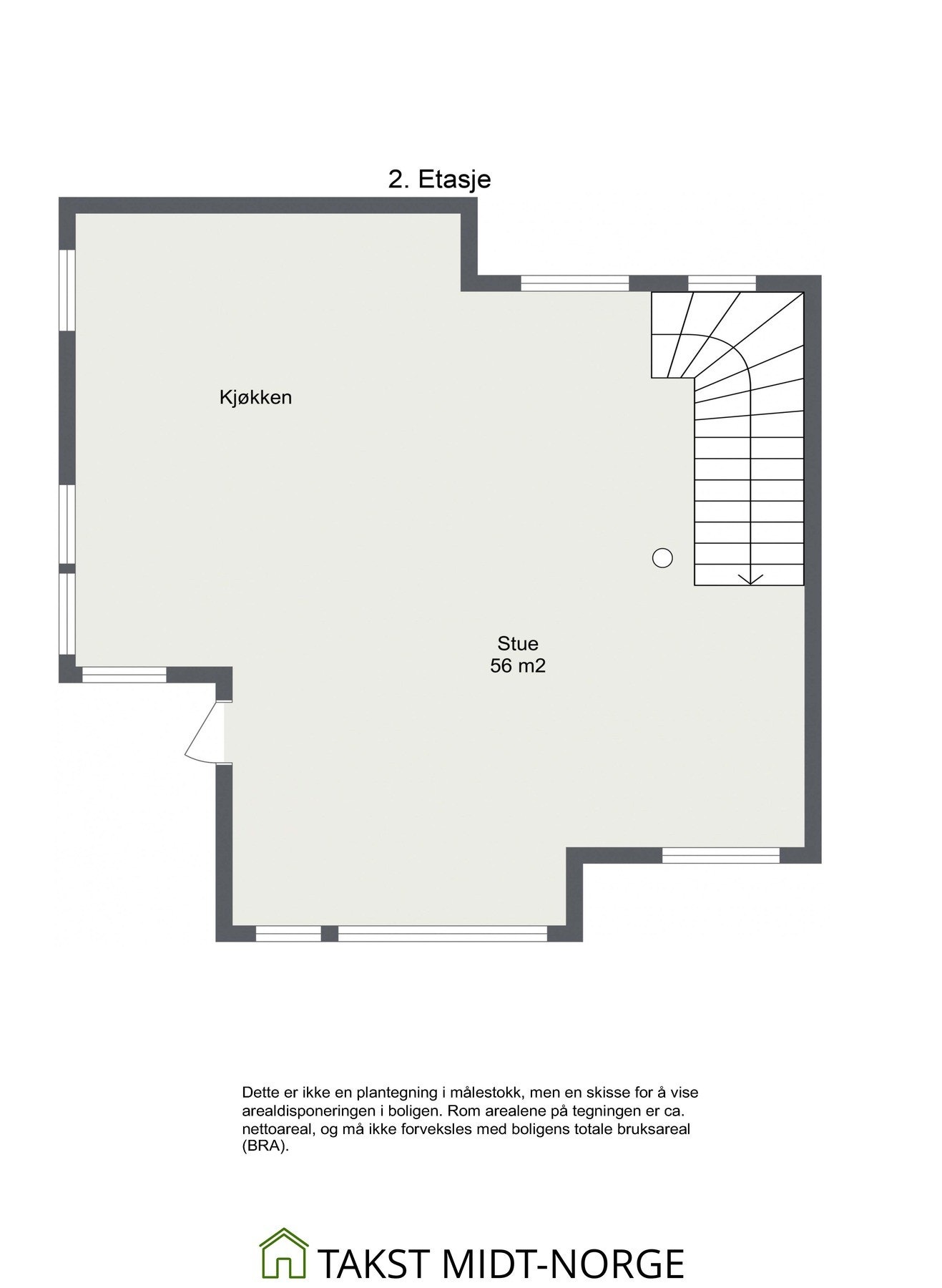 Plantegning 2.etasje. Galleribilde