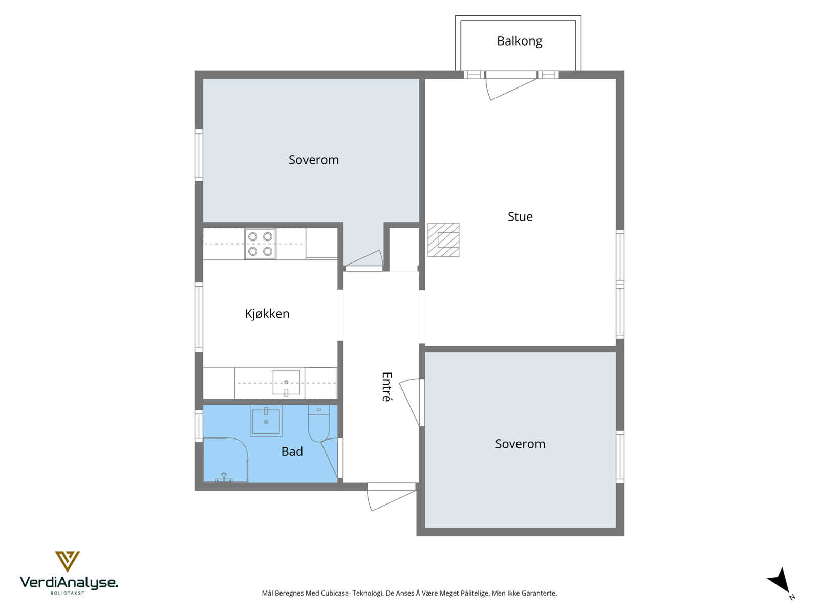 Plantegning 2 etasje Galleribilde