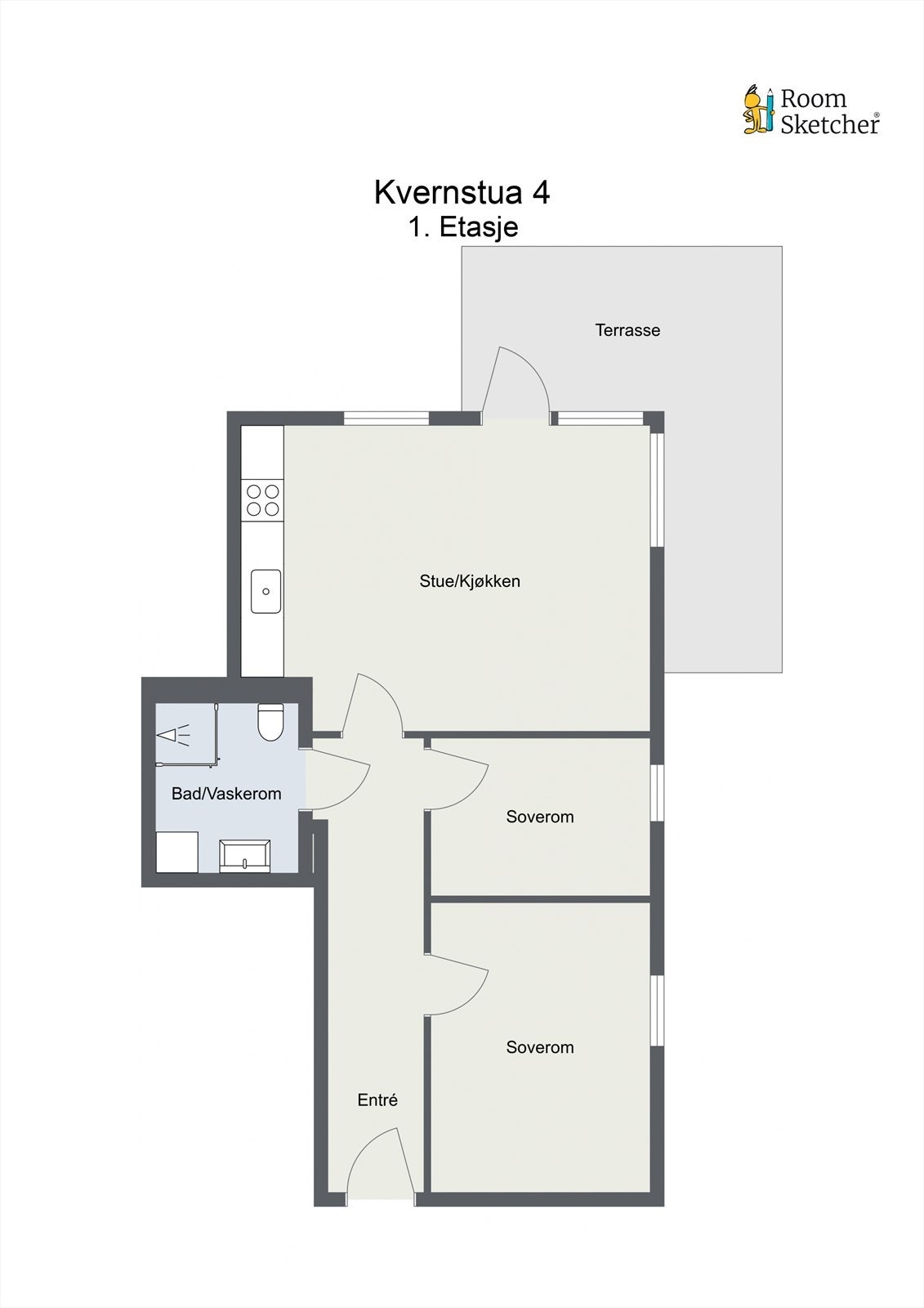 Plantegning Kvernstua 4 Galleribilde