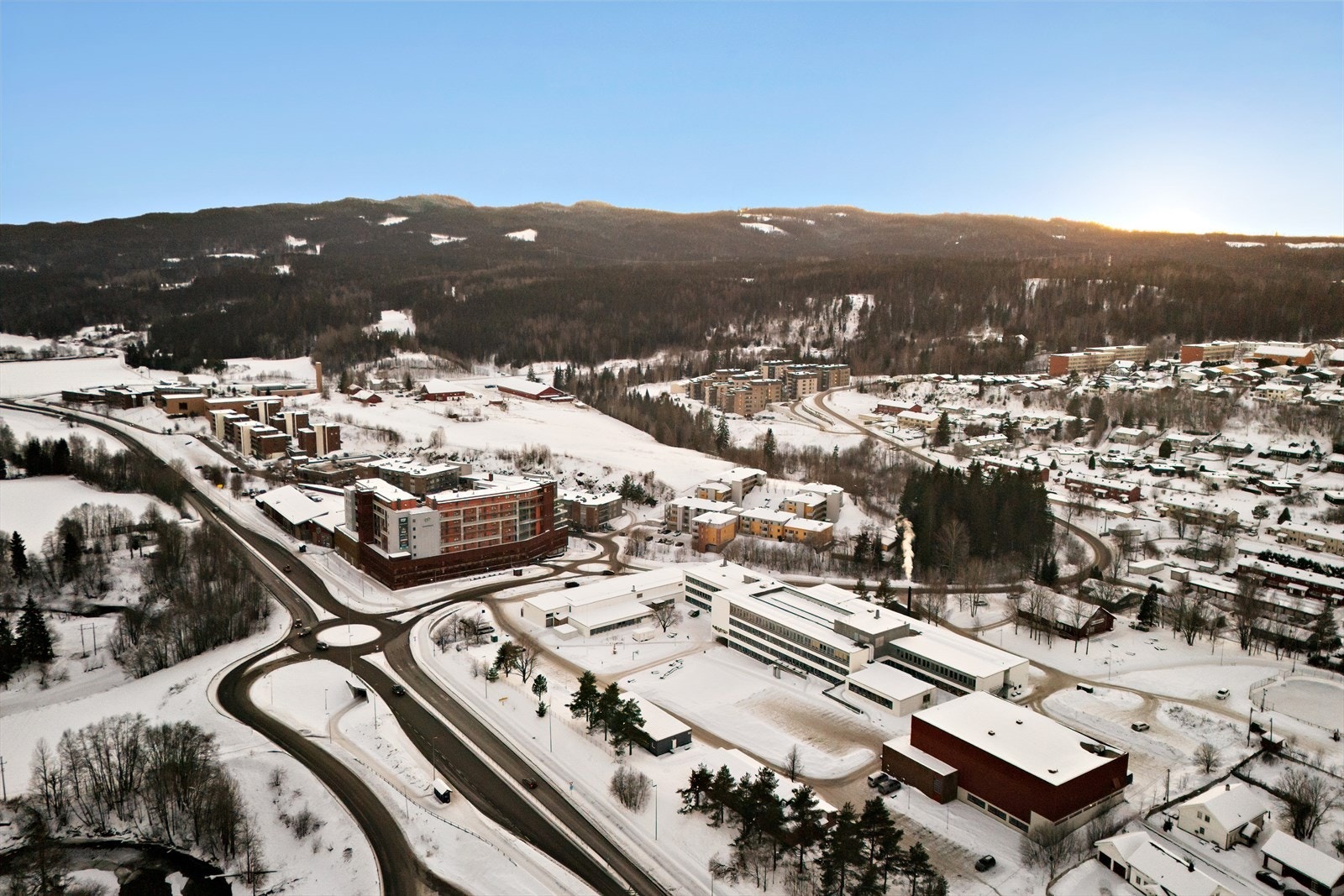 Gangavstand til videregående skole. Galleribilde