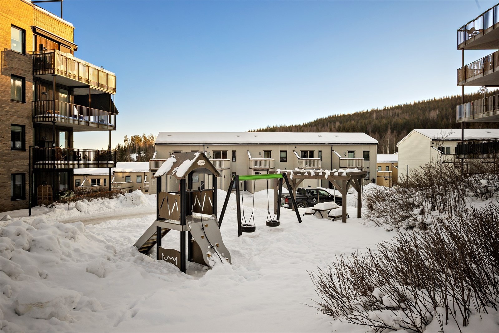 Området er perfekt for barnefamilier. Galleribilde