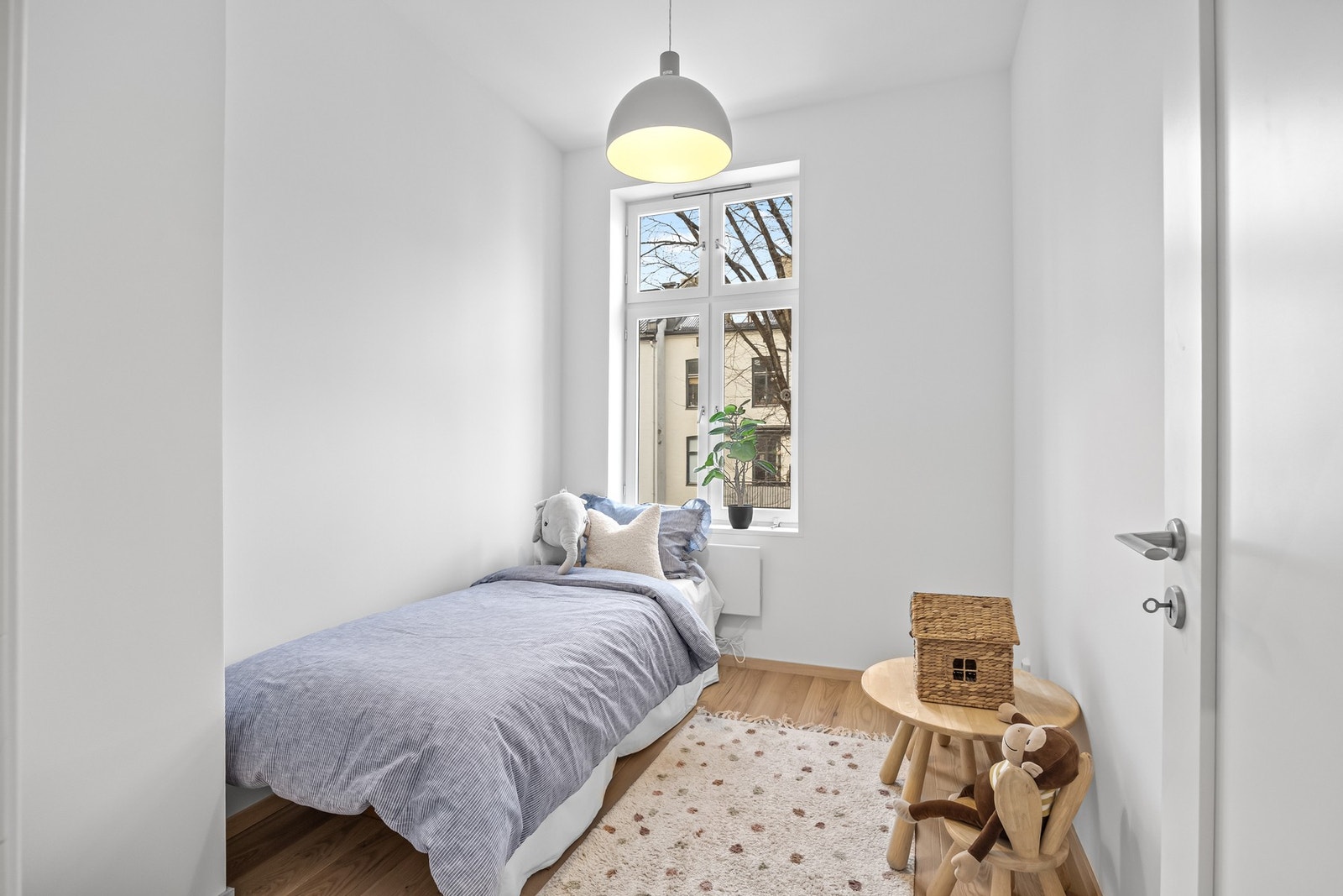 Soverom 2 er innredet som et barnerom. Galleribilde