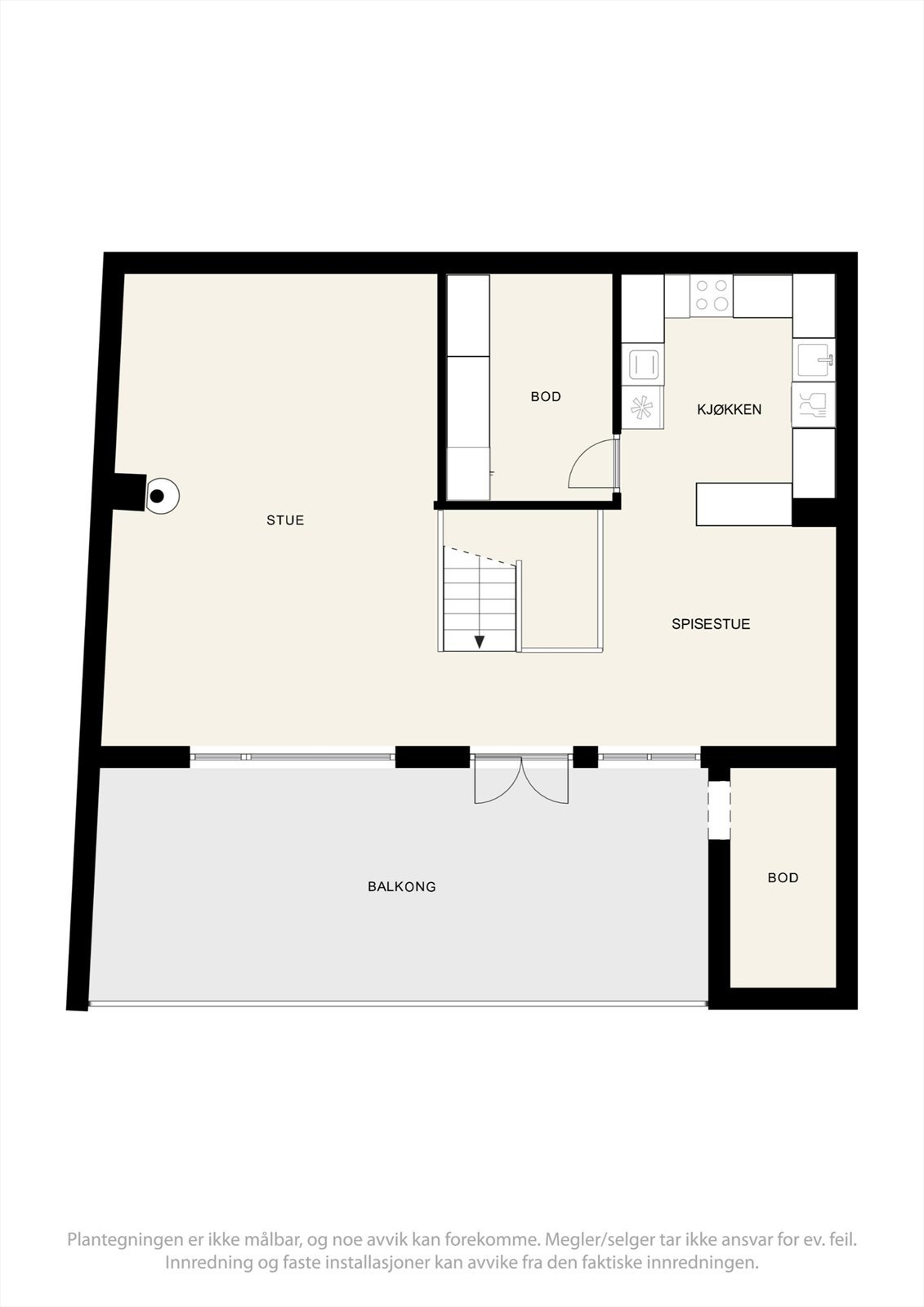 Plantegning 2. etasje Galleribilde