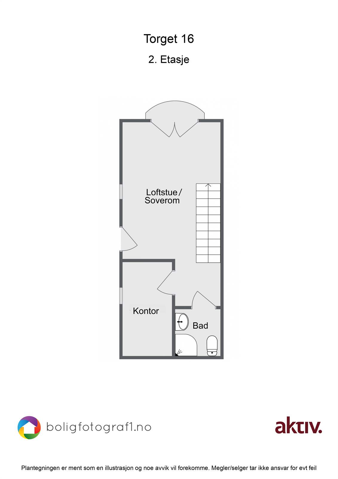 Plantegning, 2. etg. Galleribilde