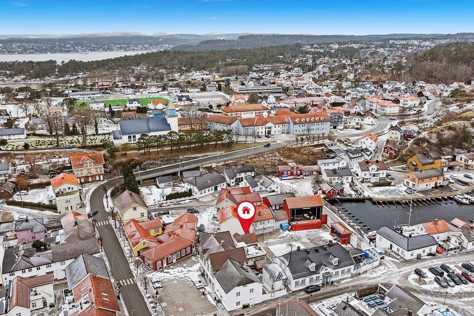 Dronefoto Galleribilde