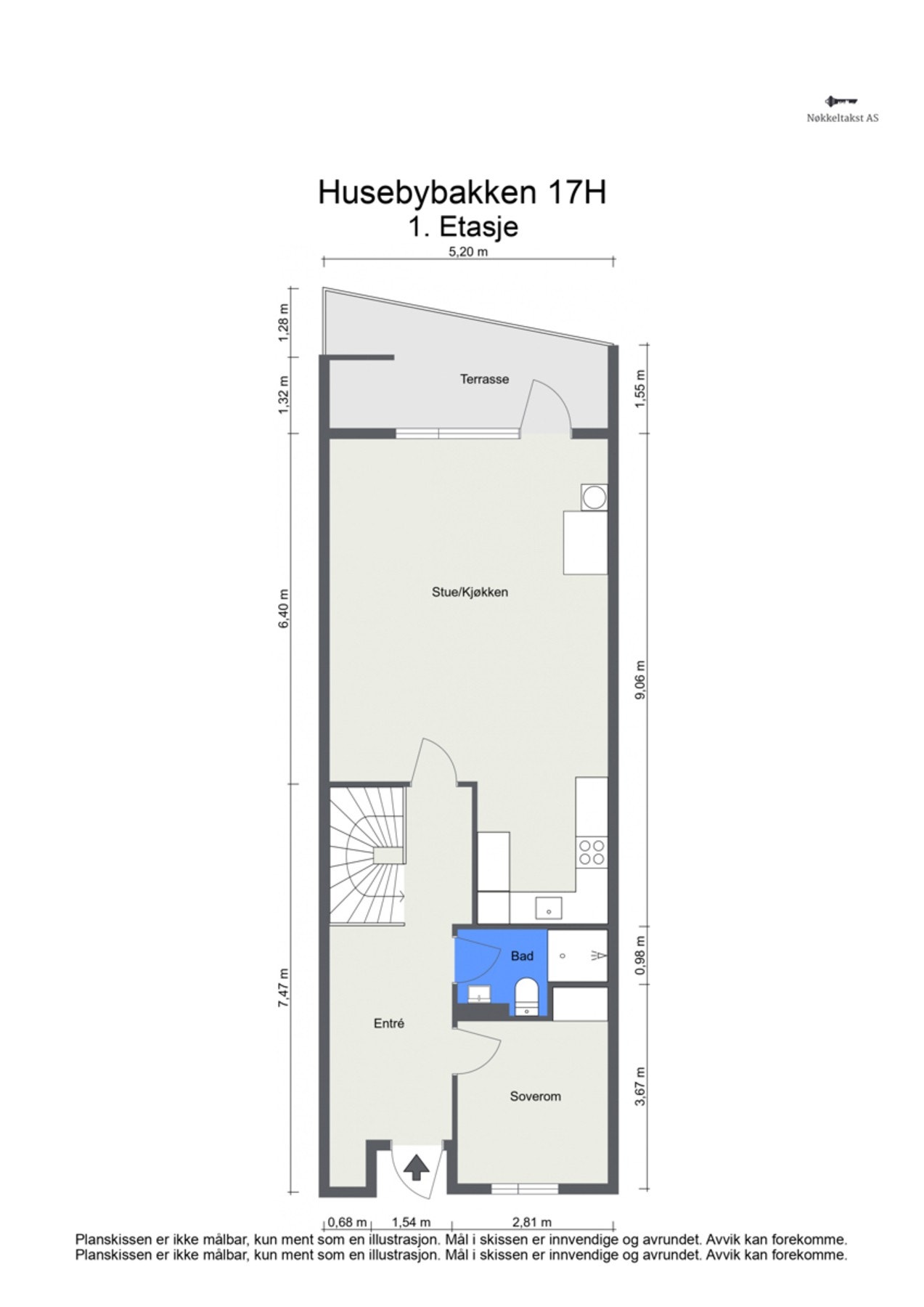 Plantegning 1. etasje. Galleribilde