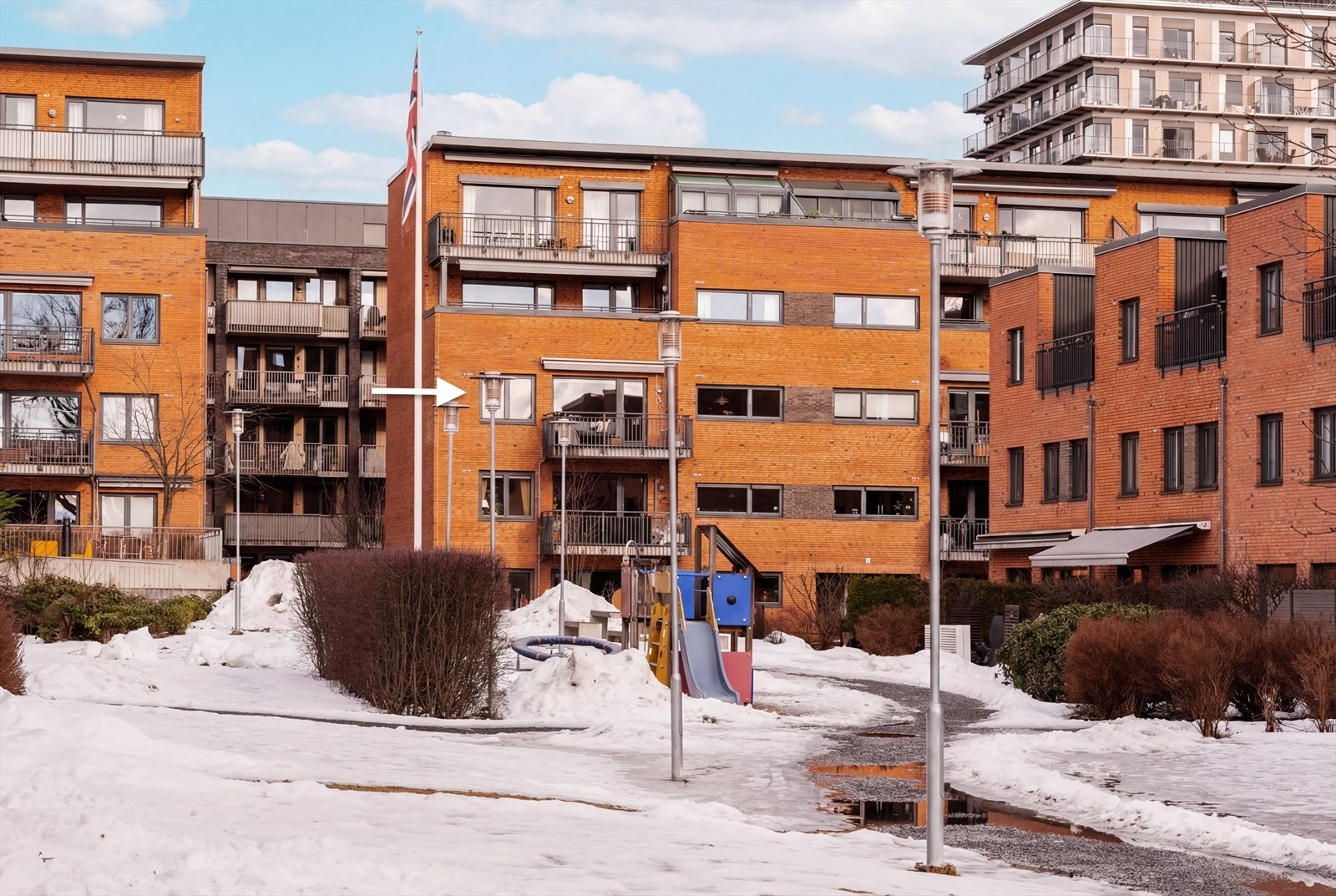 Sameiet byr på velstelte og hyggelige fellesområder for beboernes trivsel. Galleribilde