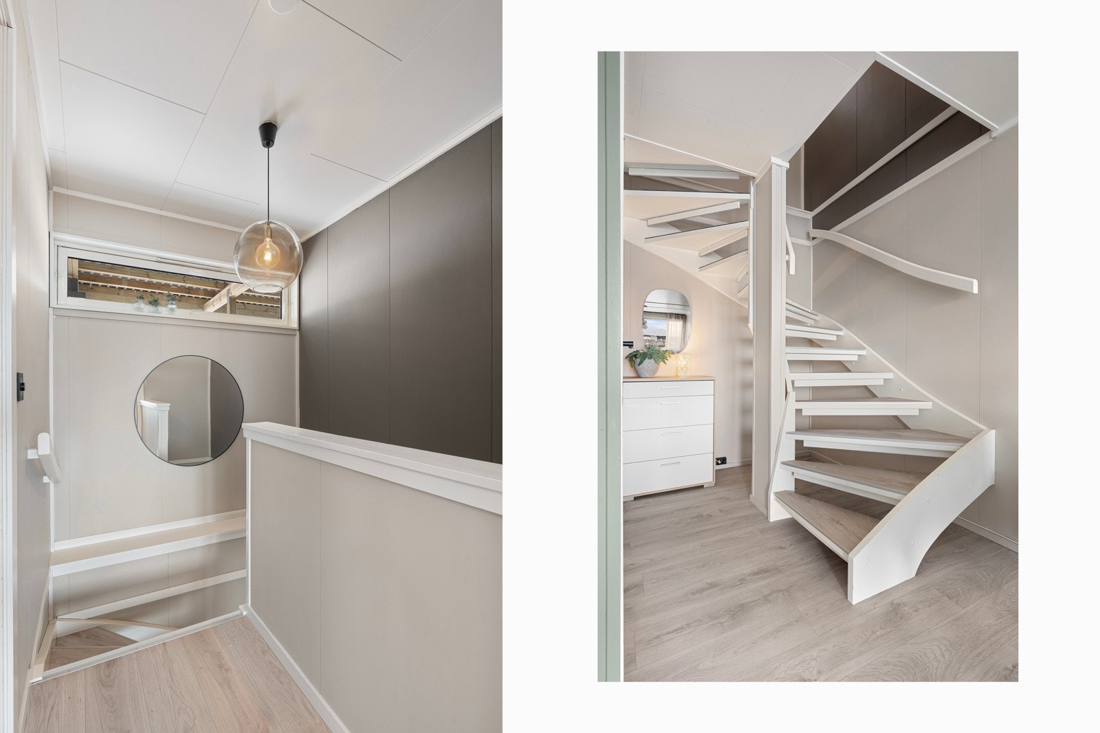 Leiligheten er på ca. 57 kvm og har en fin planløsning over to plan. Det medfølger også to sportsboder