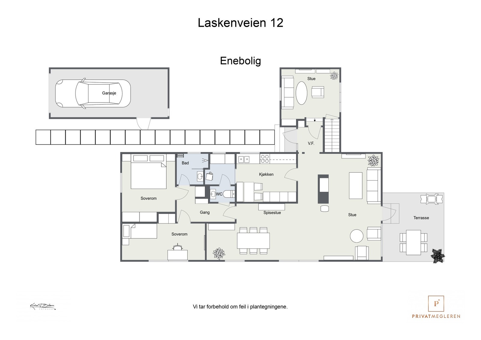 Plantegning Galleribilde