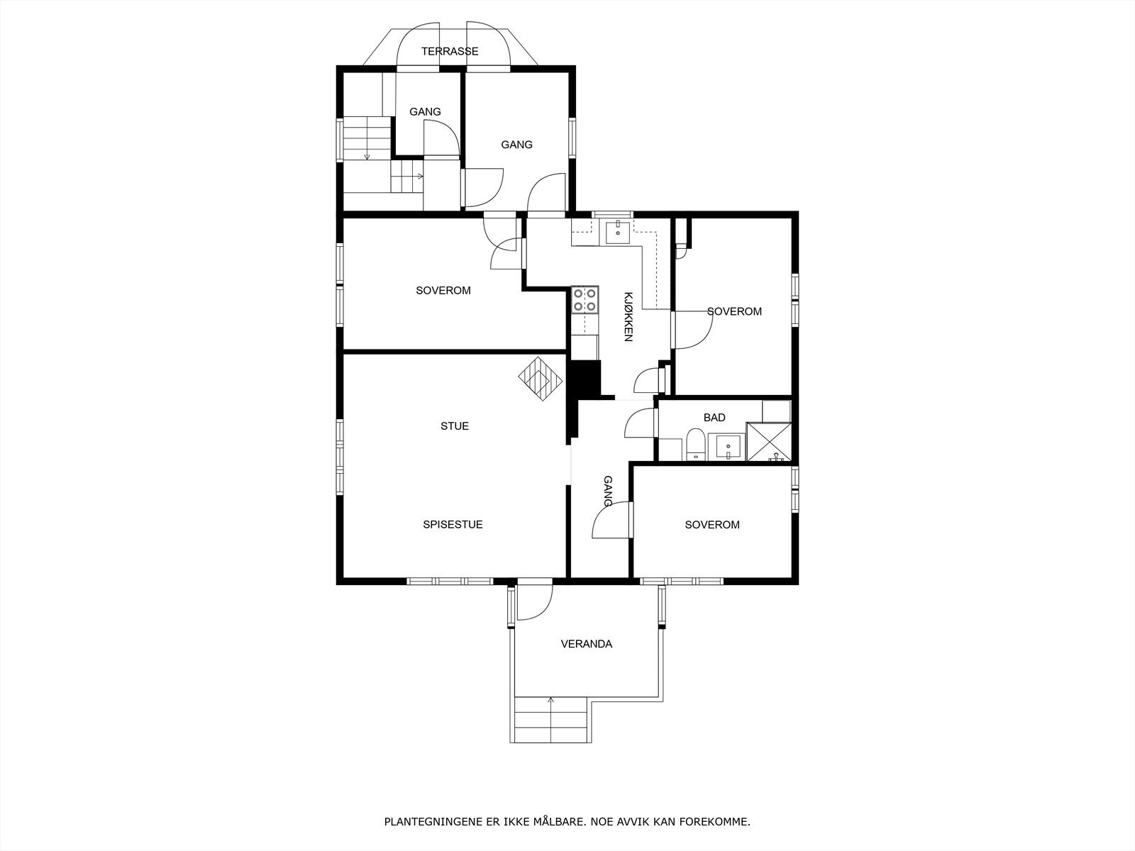 Plantegning 1.etasje. Galleribilde