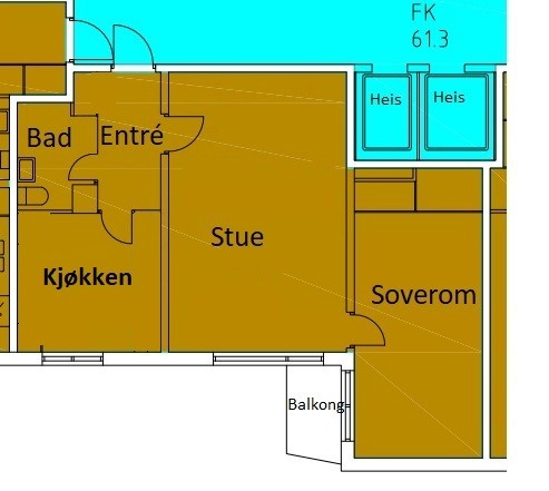 Plantegning Galleribilde