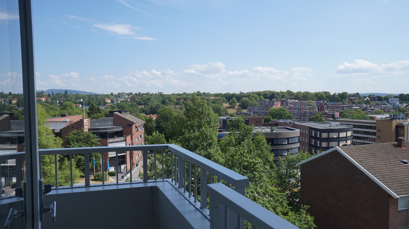 Utsikt fra balkong Galleribilde