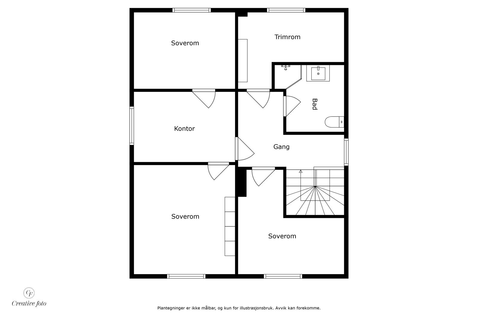 Plantegning Galleribilde